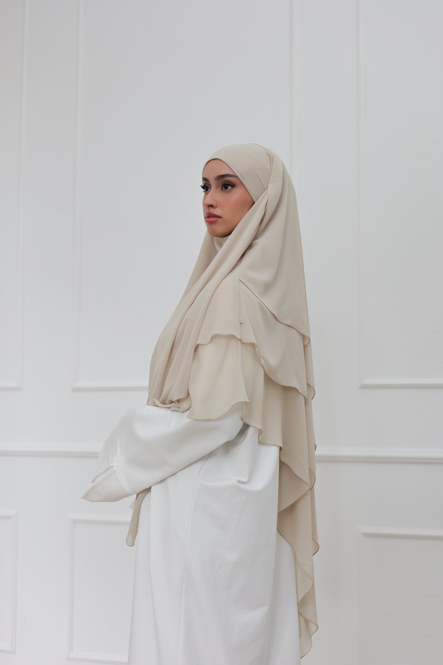 Chiffon Khimar VANILLE