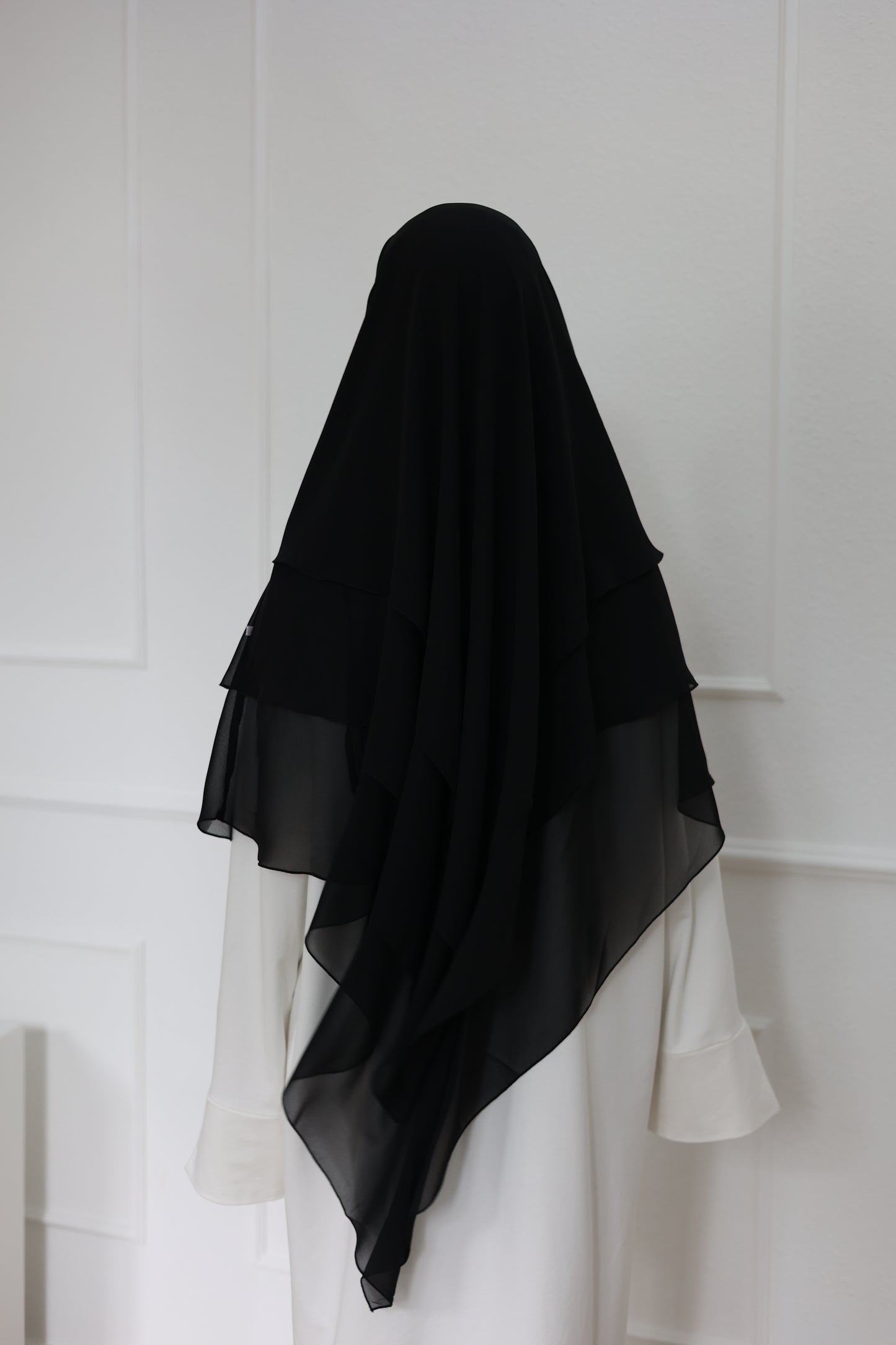 Three-layer chiffon Khimar NIGHT