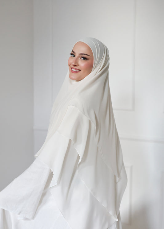 Chiffon Khimar OAT MILK