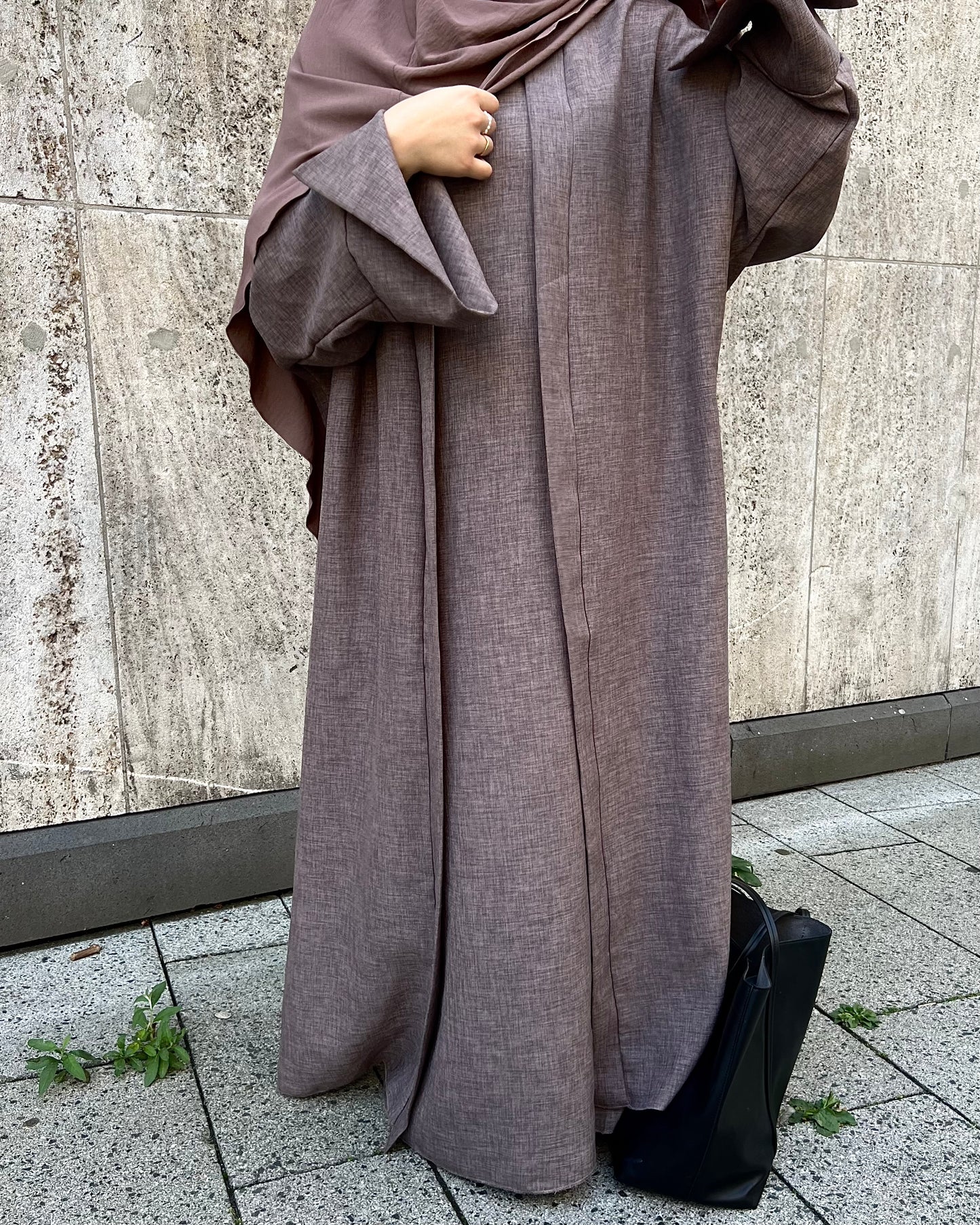 Abaya Set Linen Look