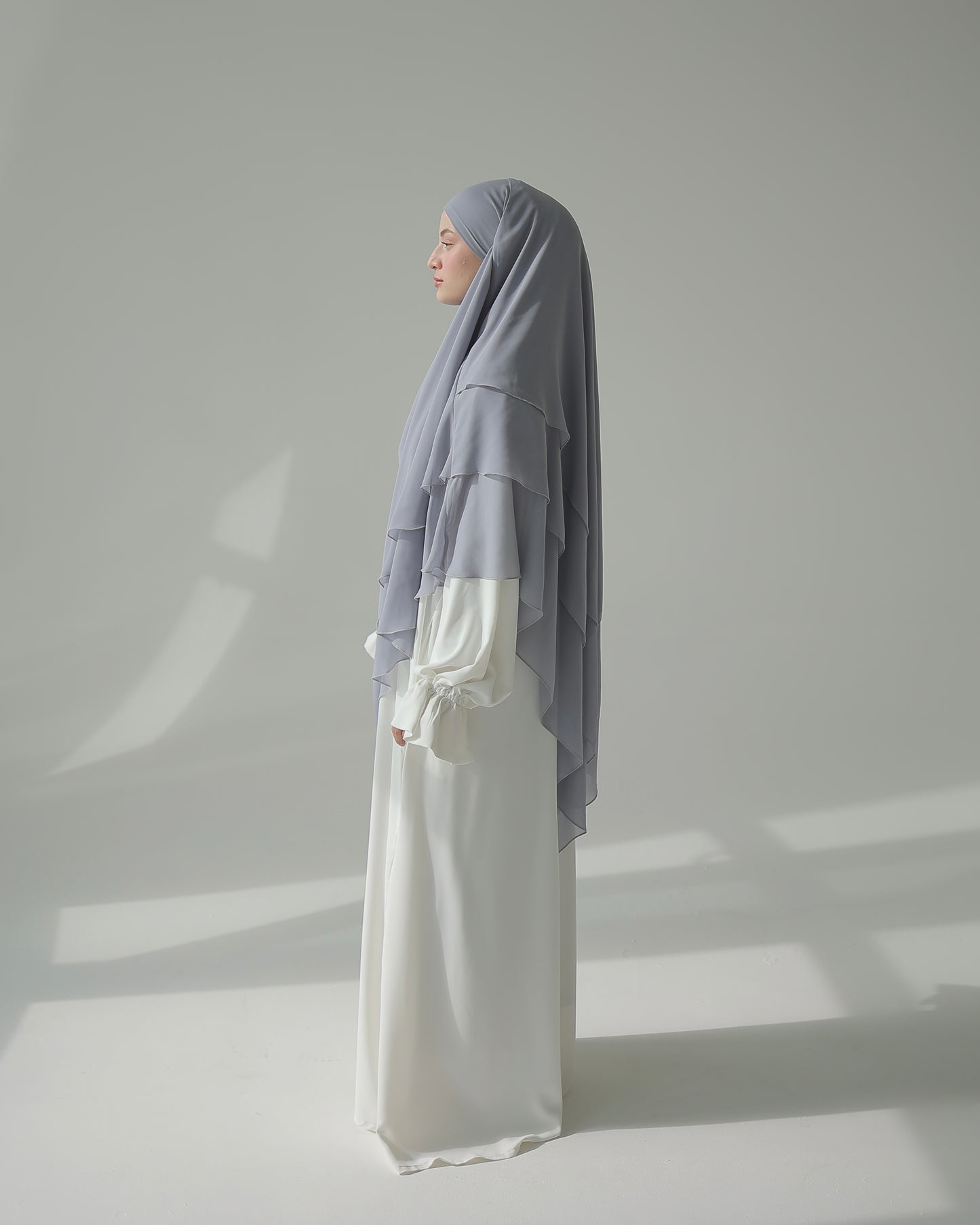Three-layer chiffon Khimar ICE