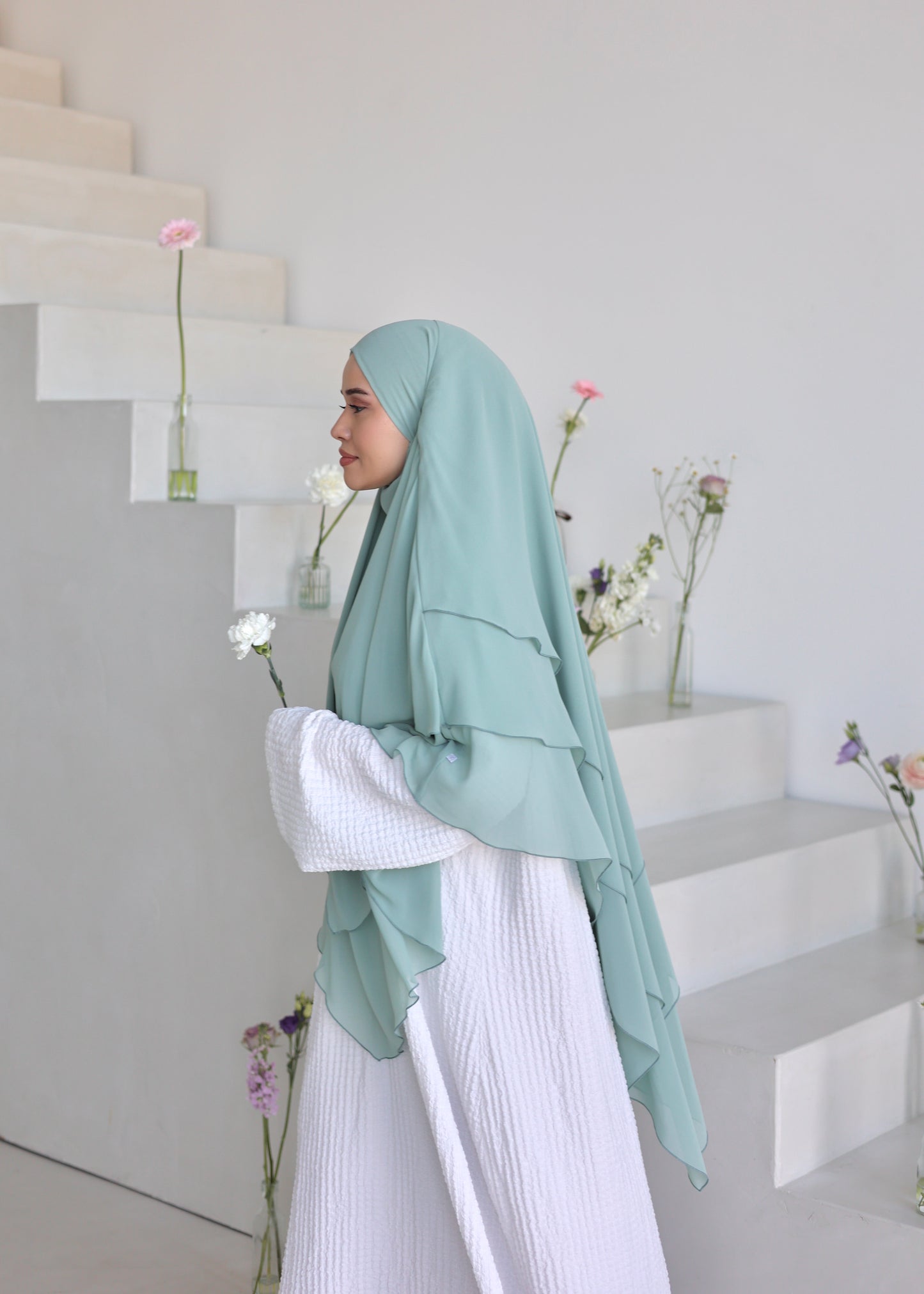 Chiffon Khimar MINT