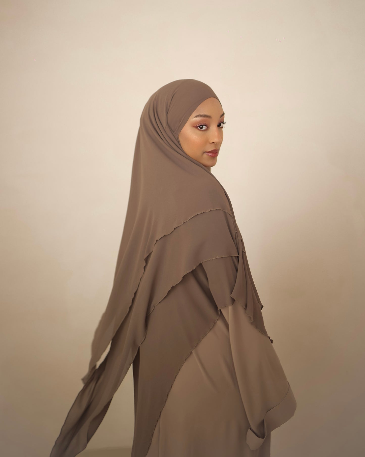 Long Chiffon Khimar BEACH