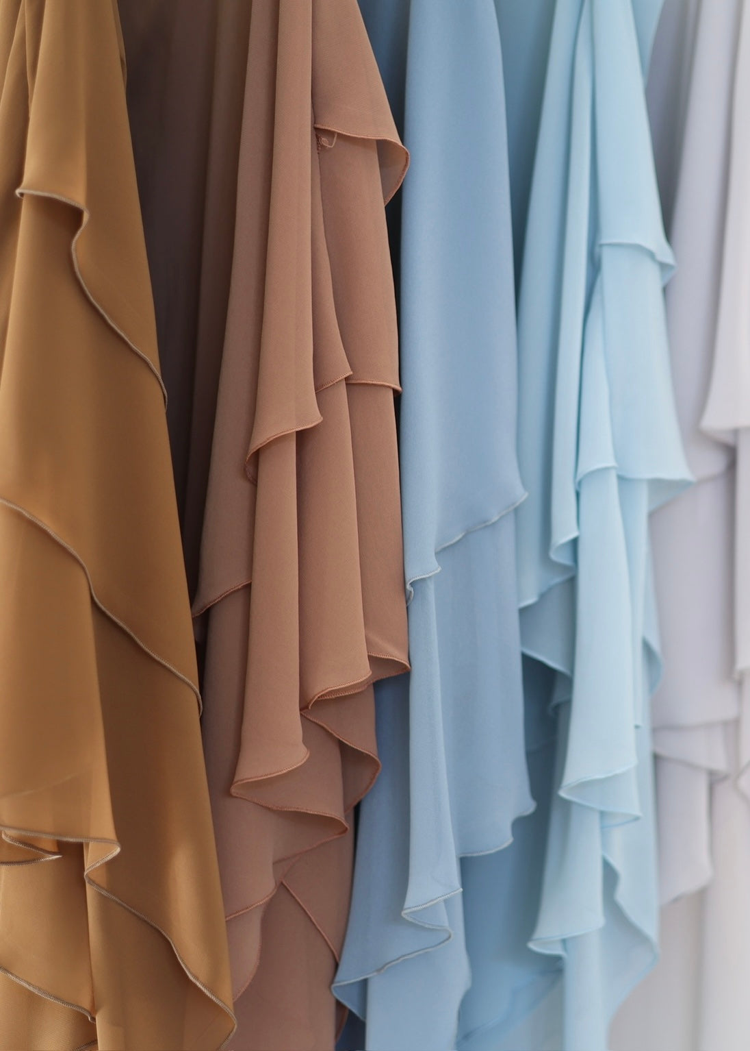 Chiffon Khimar CINNAMON
