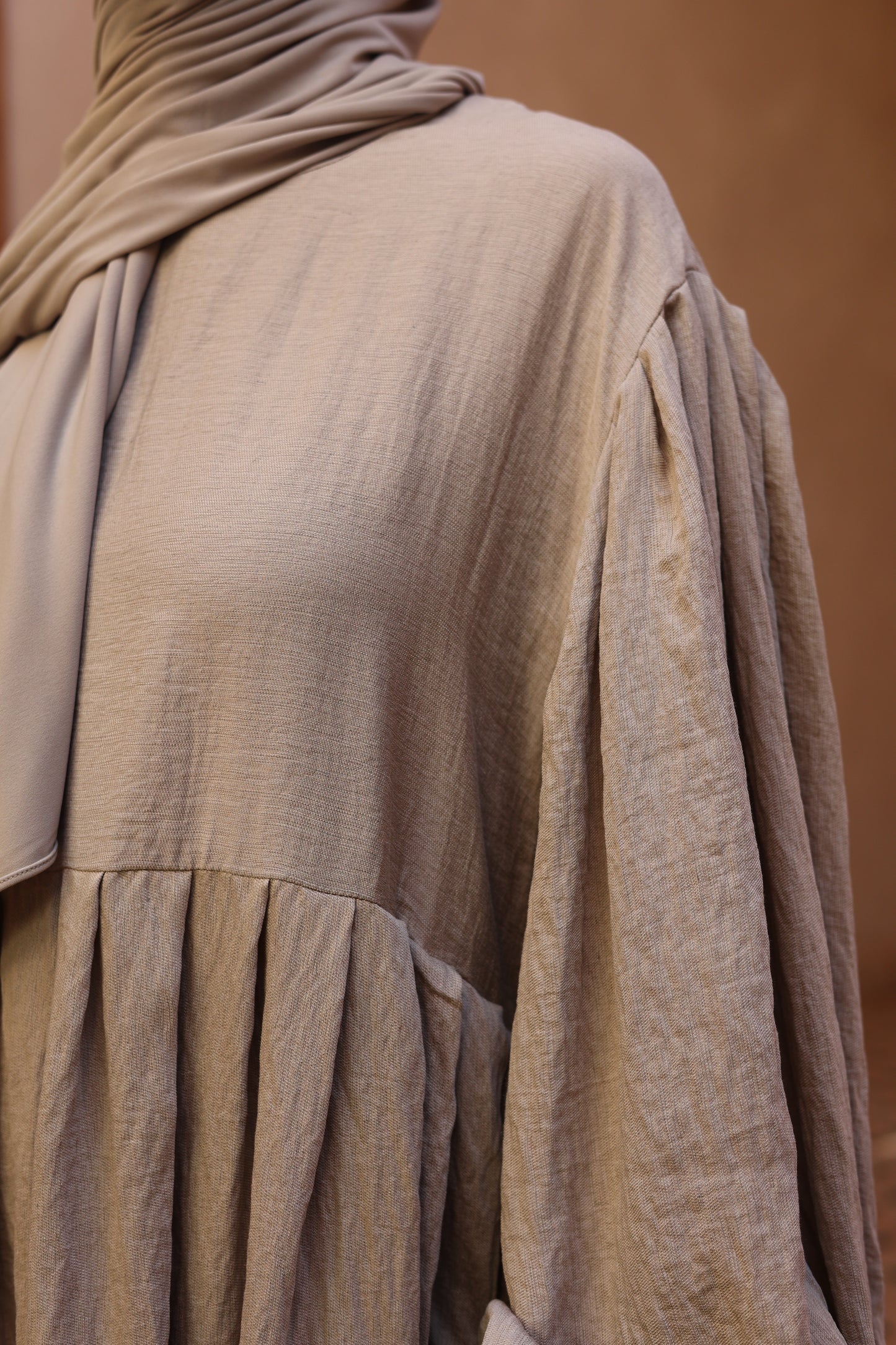 Flowy Linen Dress DESERT