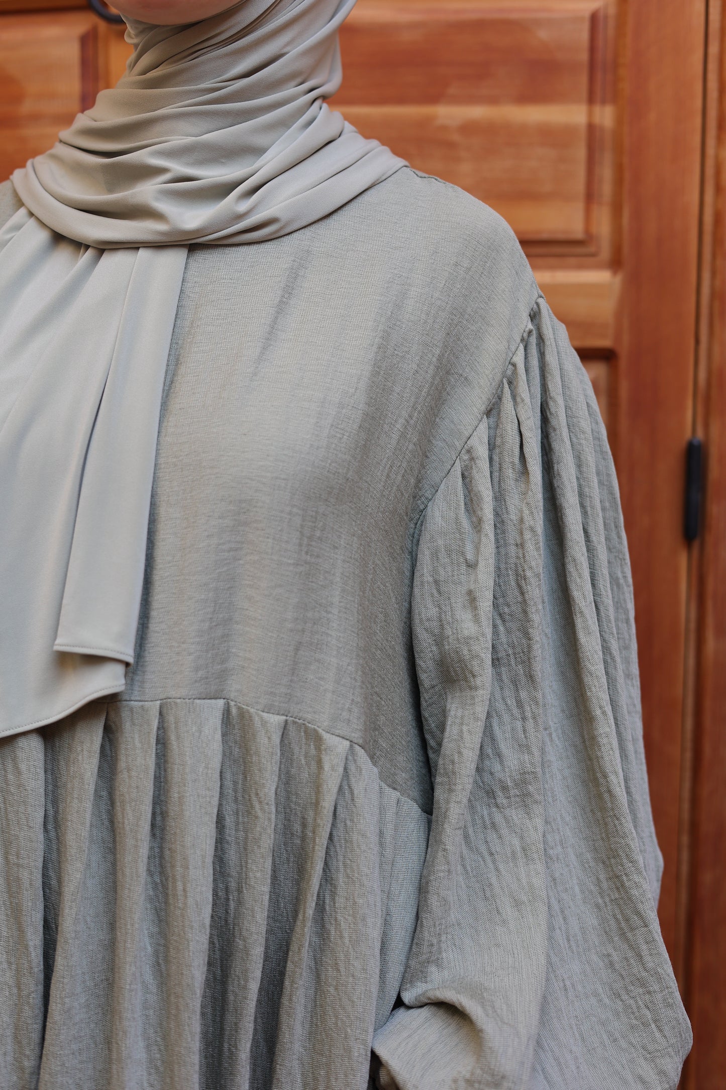 Flowy Linen Dress OLIVE TREE