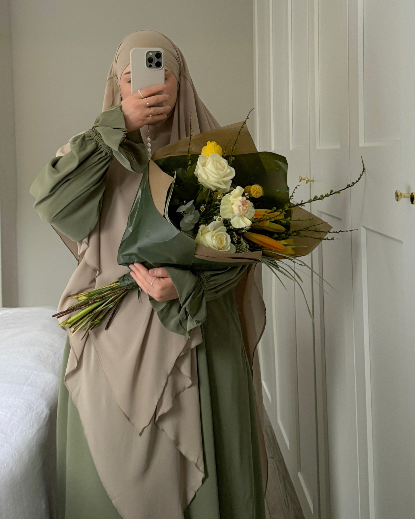 Abaya Romantique SAGE
