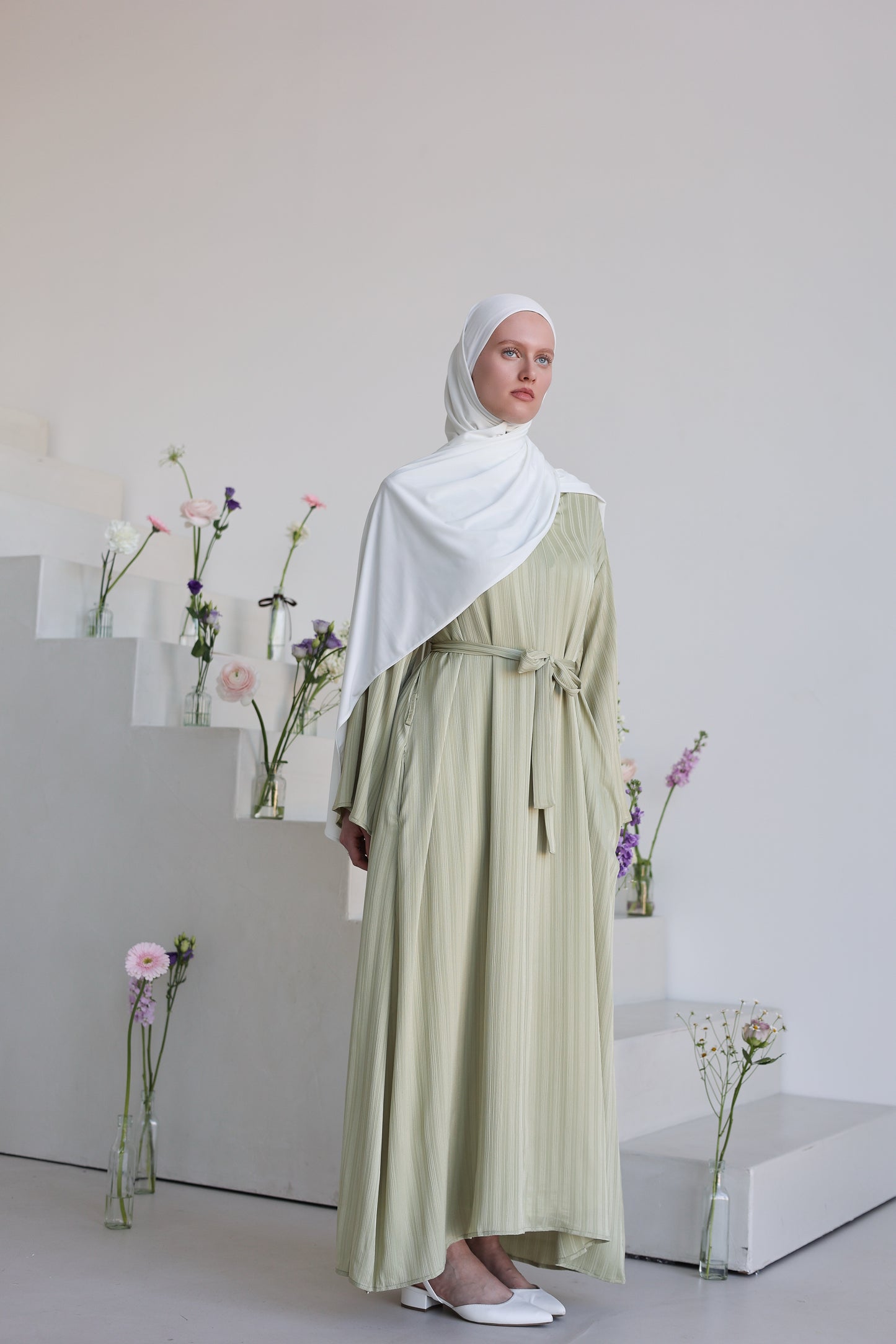 Airy Dress PISTACHIO
