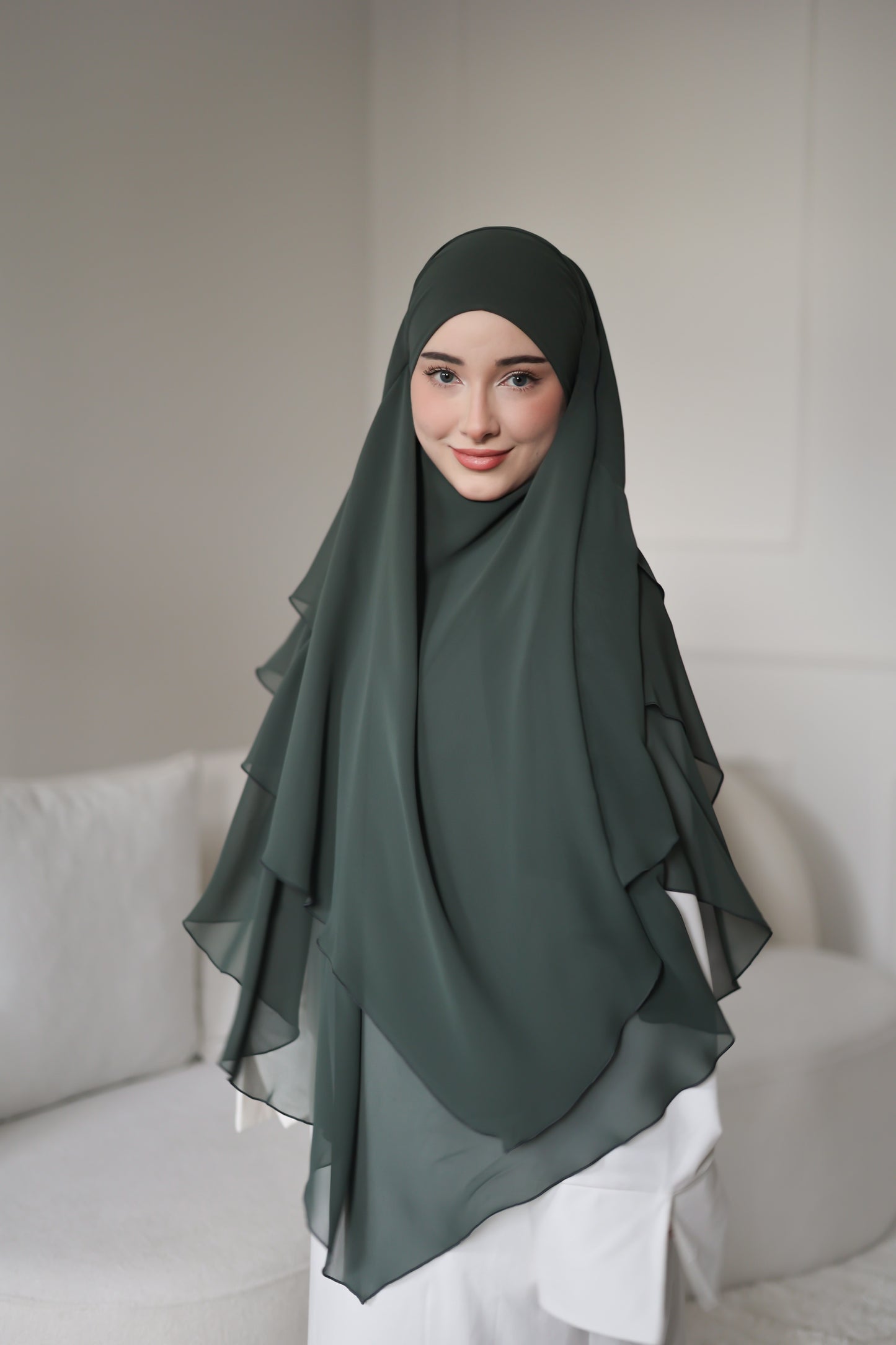 Chiffon Khimar FORÊT