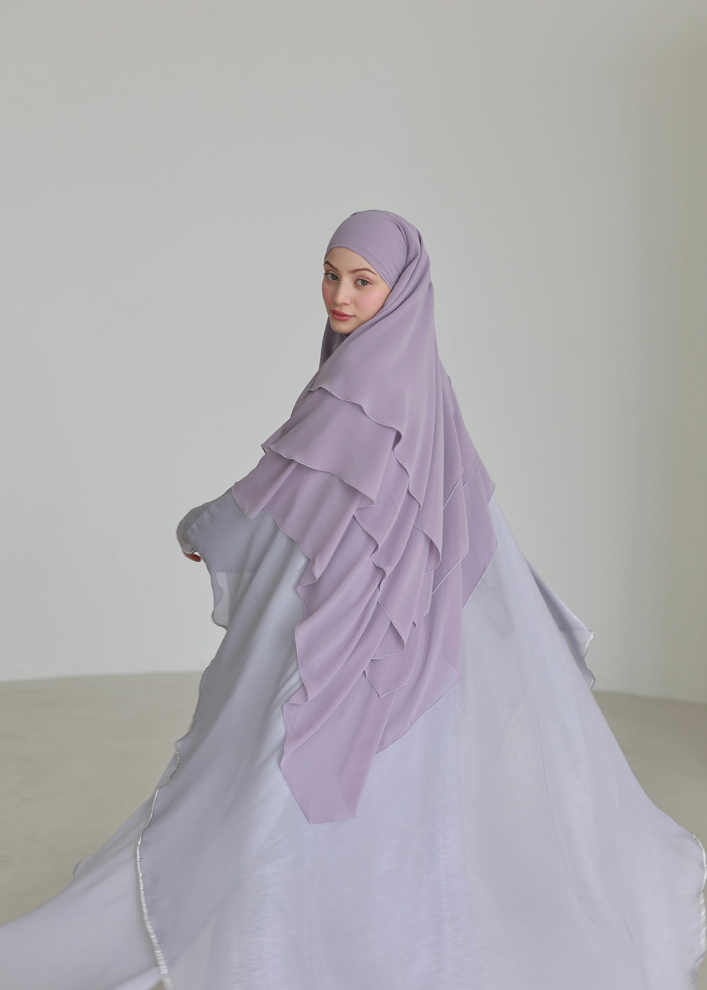 Chiffon Khimar VIOLET