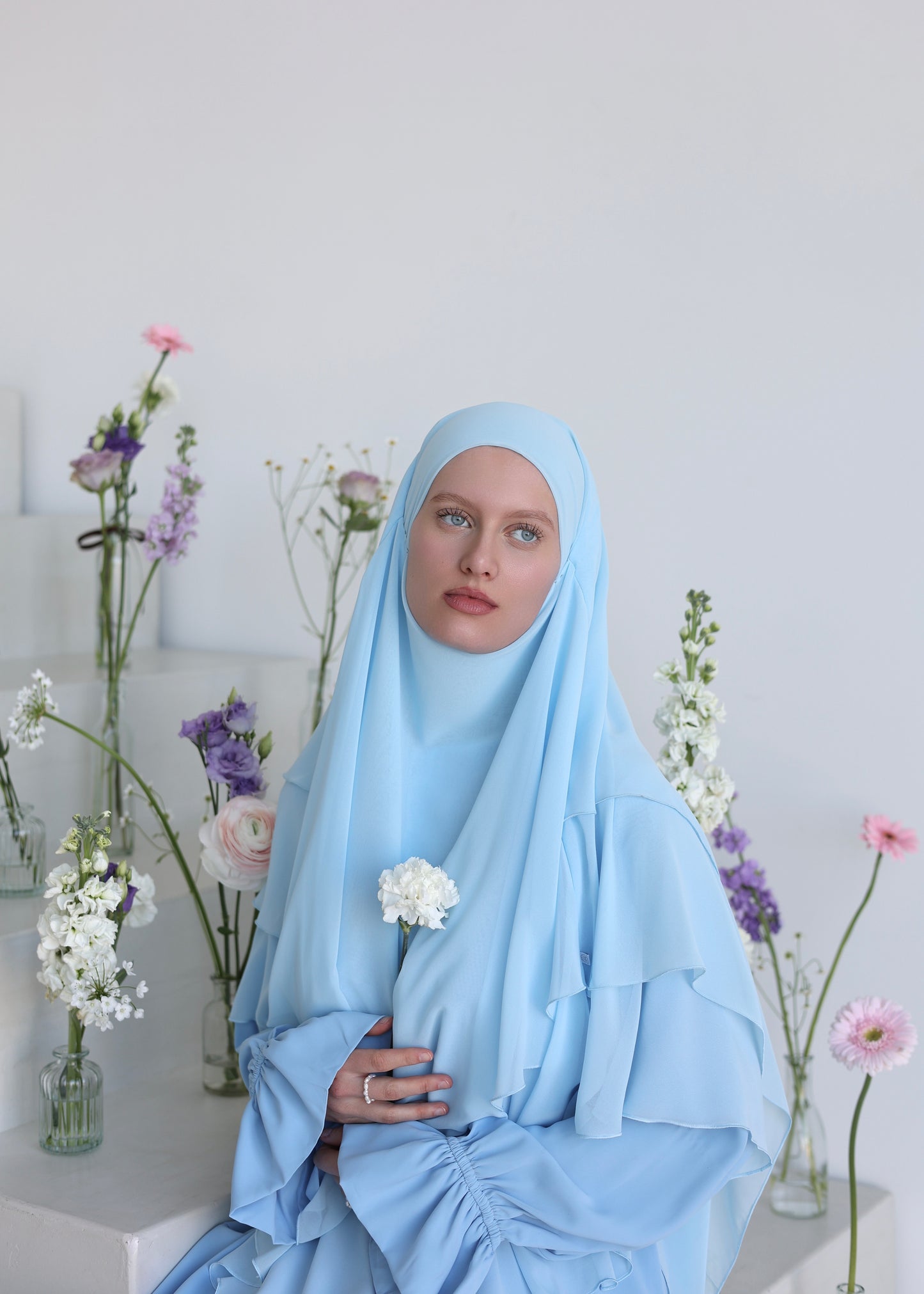 Chiffon Khimar SKY