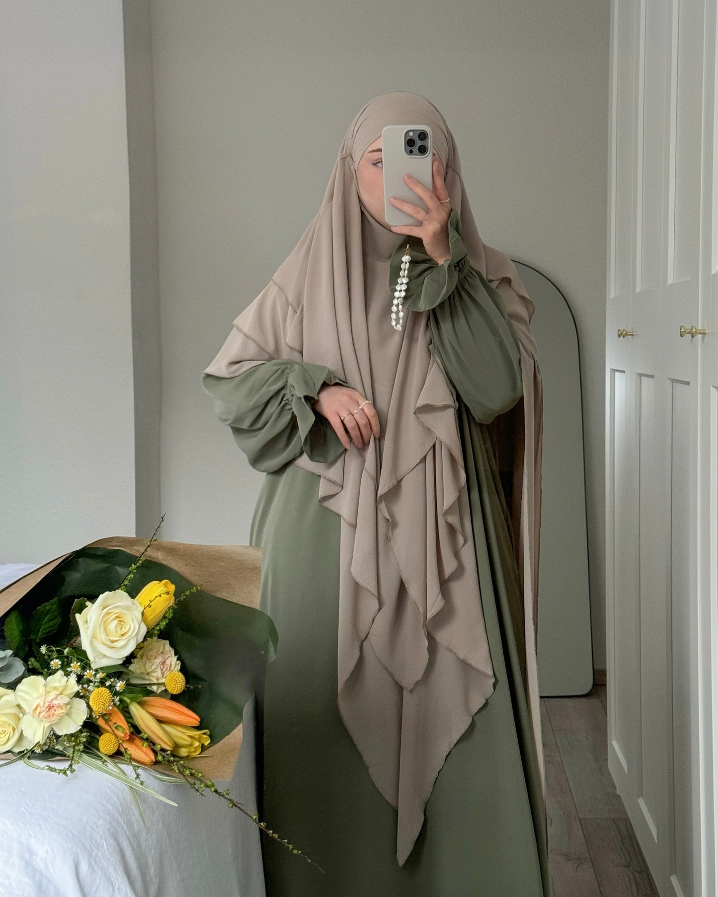Abaya Romantique SAGE