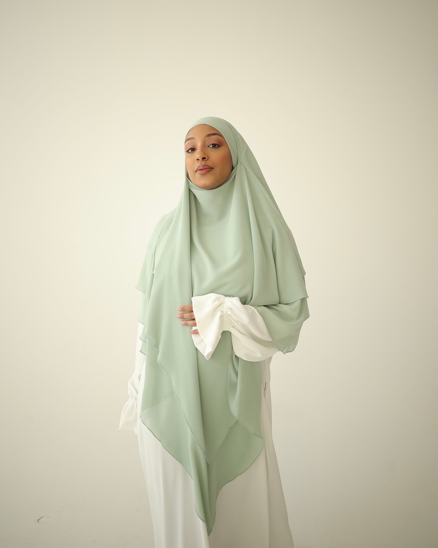 Khimar à la barbe à papa à la menthe