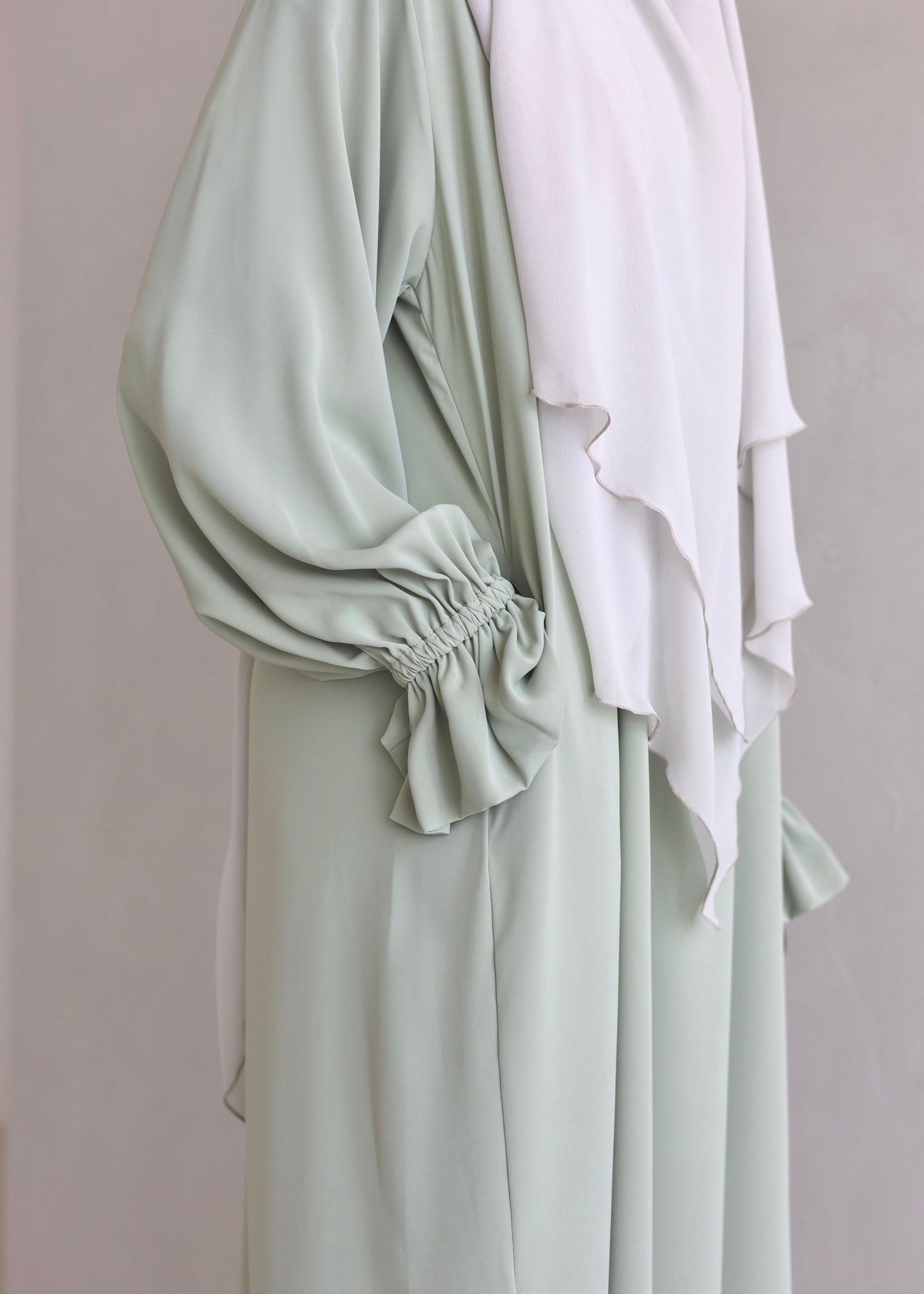 Romantic Abaya MATCHA
