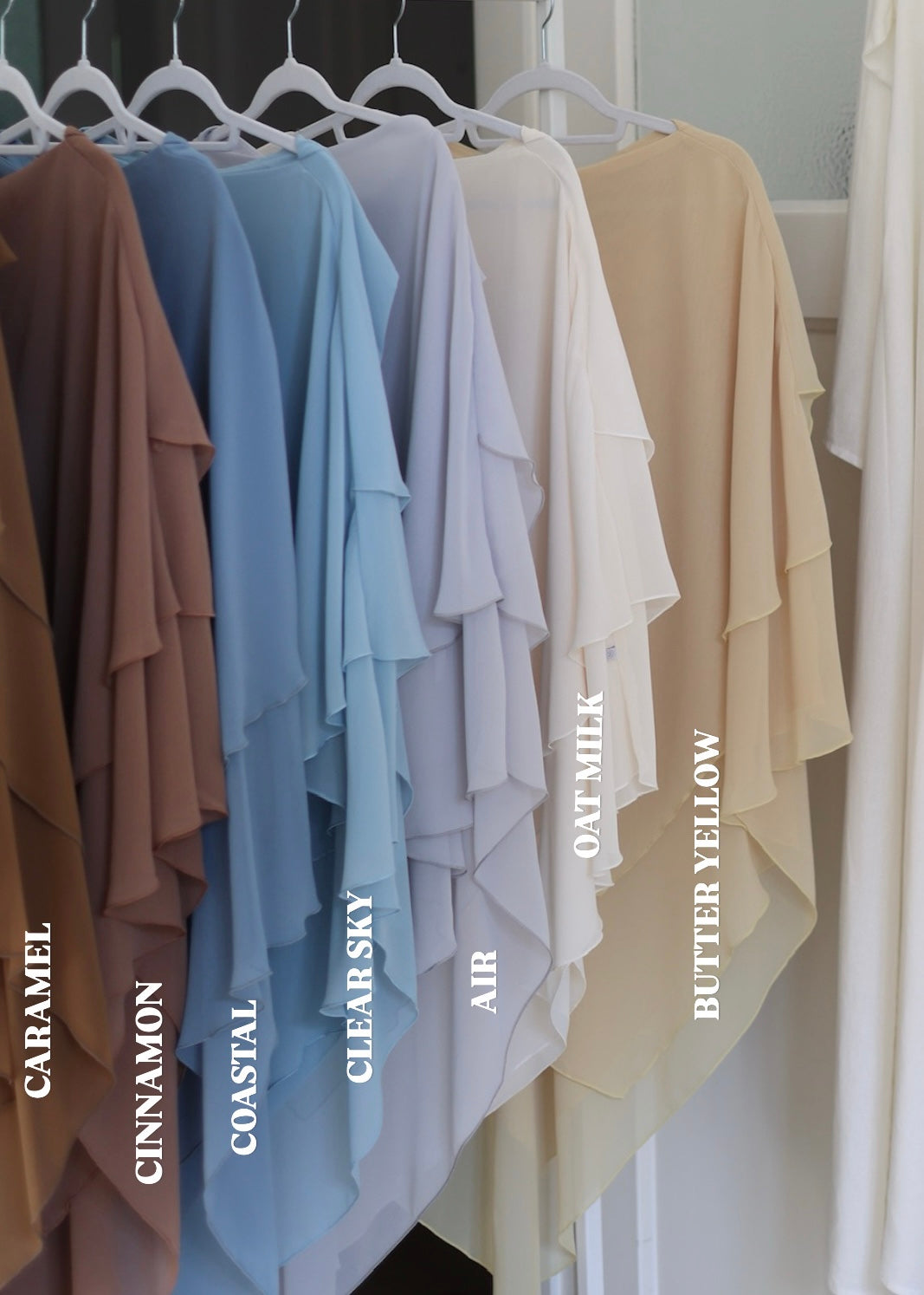 Chiffon Khimar CINNAMON