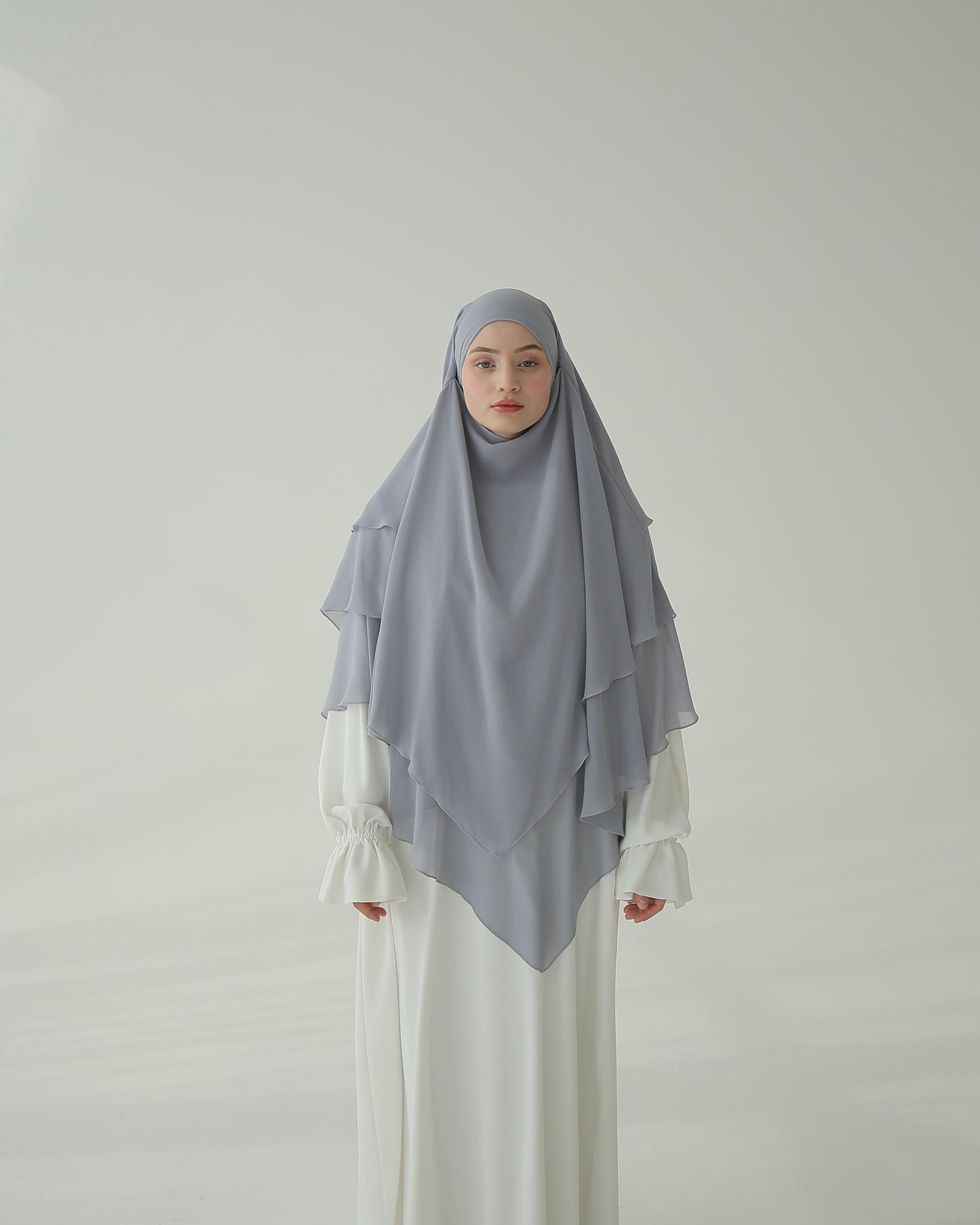 Three-layer chiffon Khimar ICE