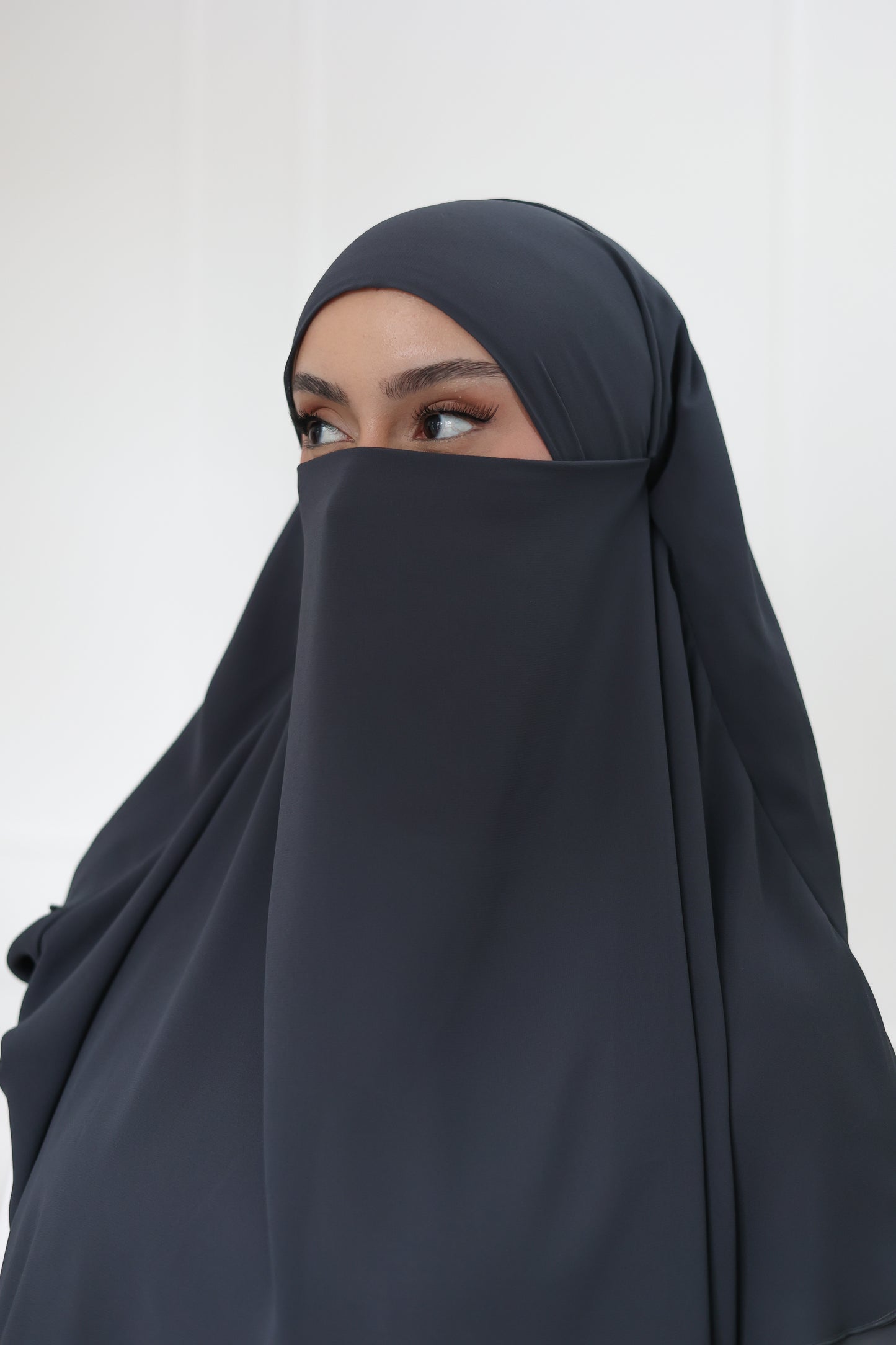 Three-layer chiffon Khimar THUNDER