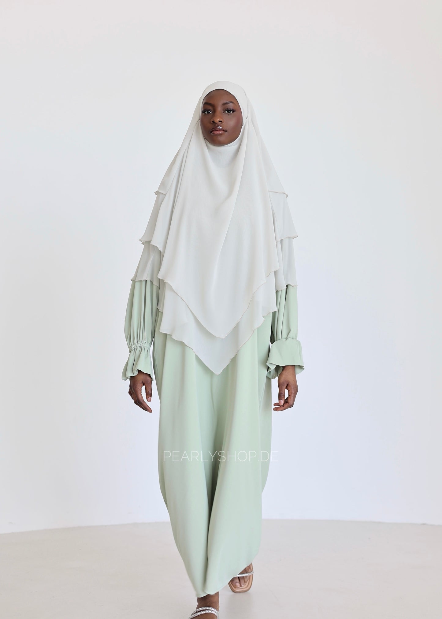 Romantic Abaya MATCHA