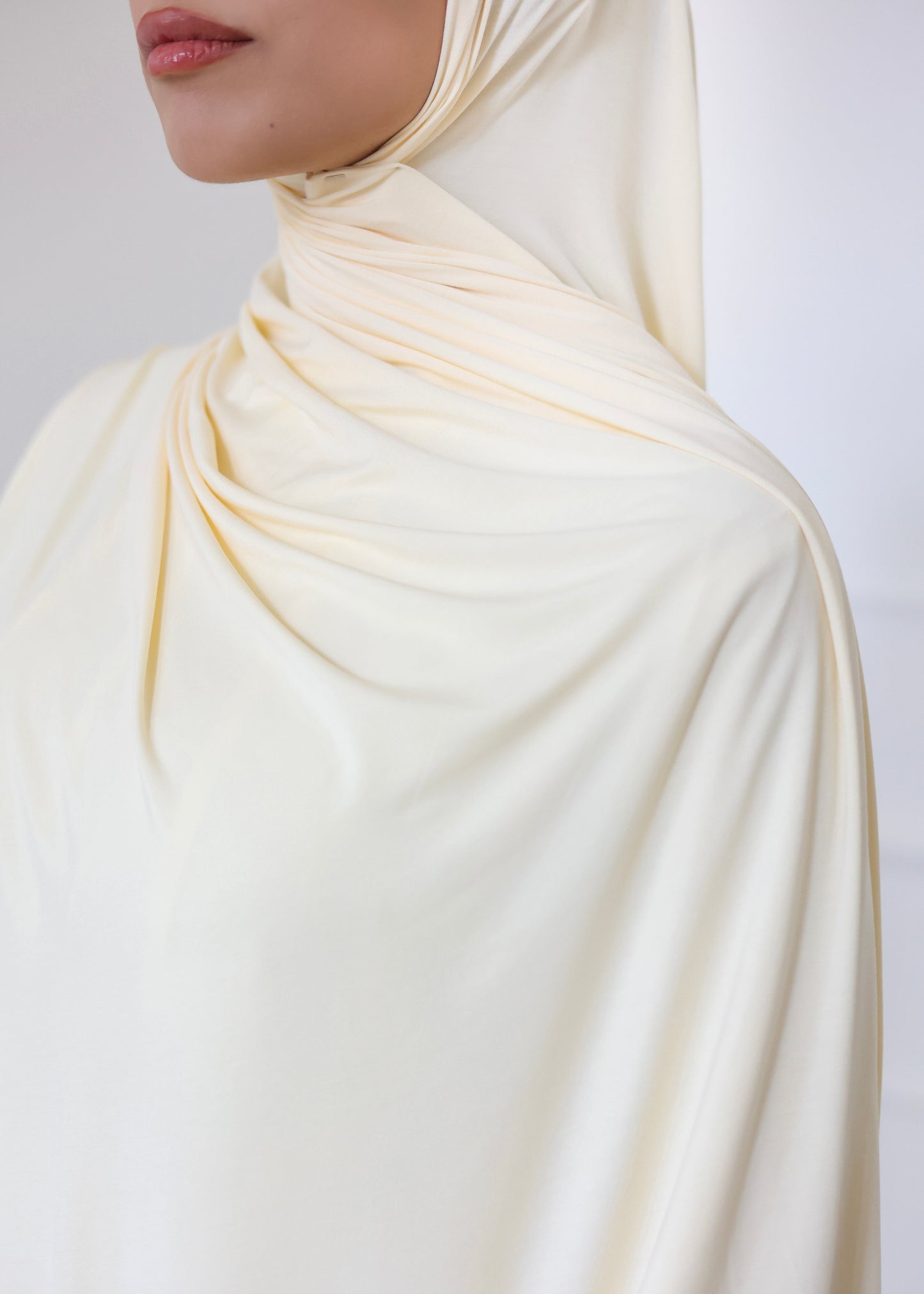 Breathable Bamboo Hijab BUTTER YELLOW