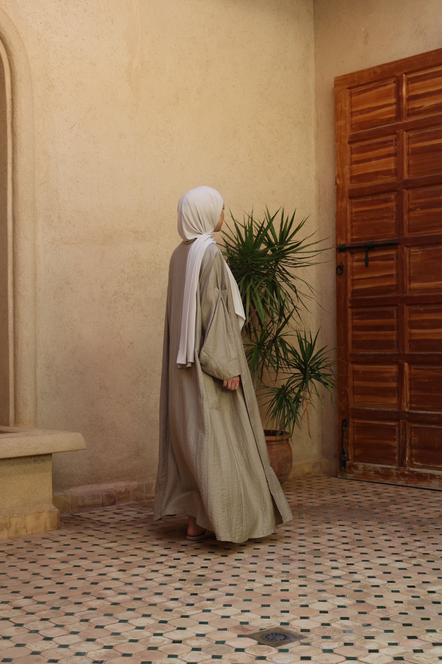 Abaya en lin DESERT
