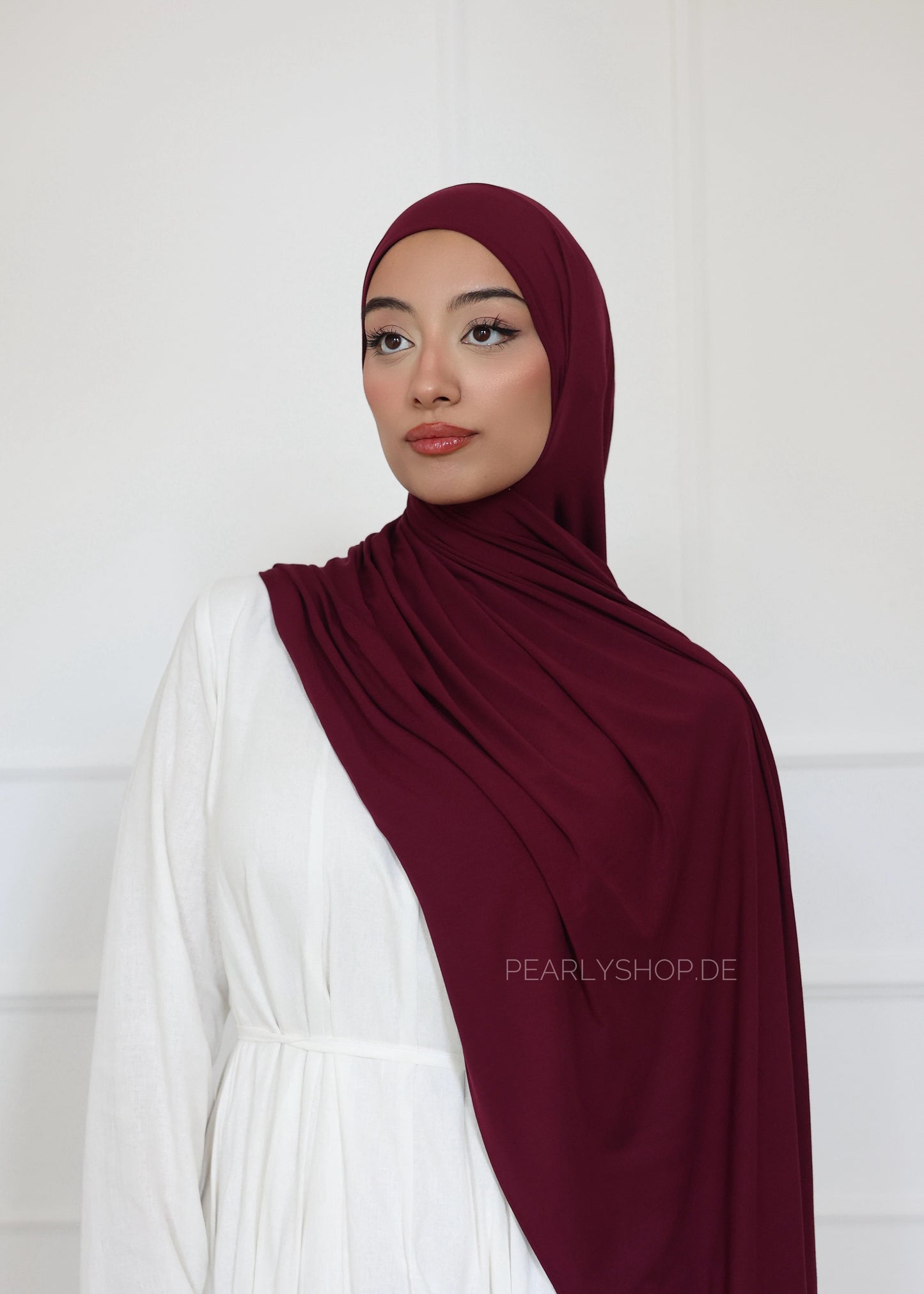 Breathable Bamboo Hijab BURGUNDY