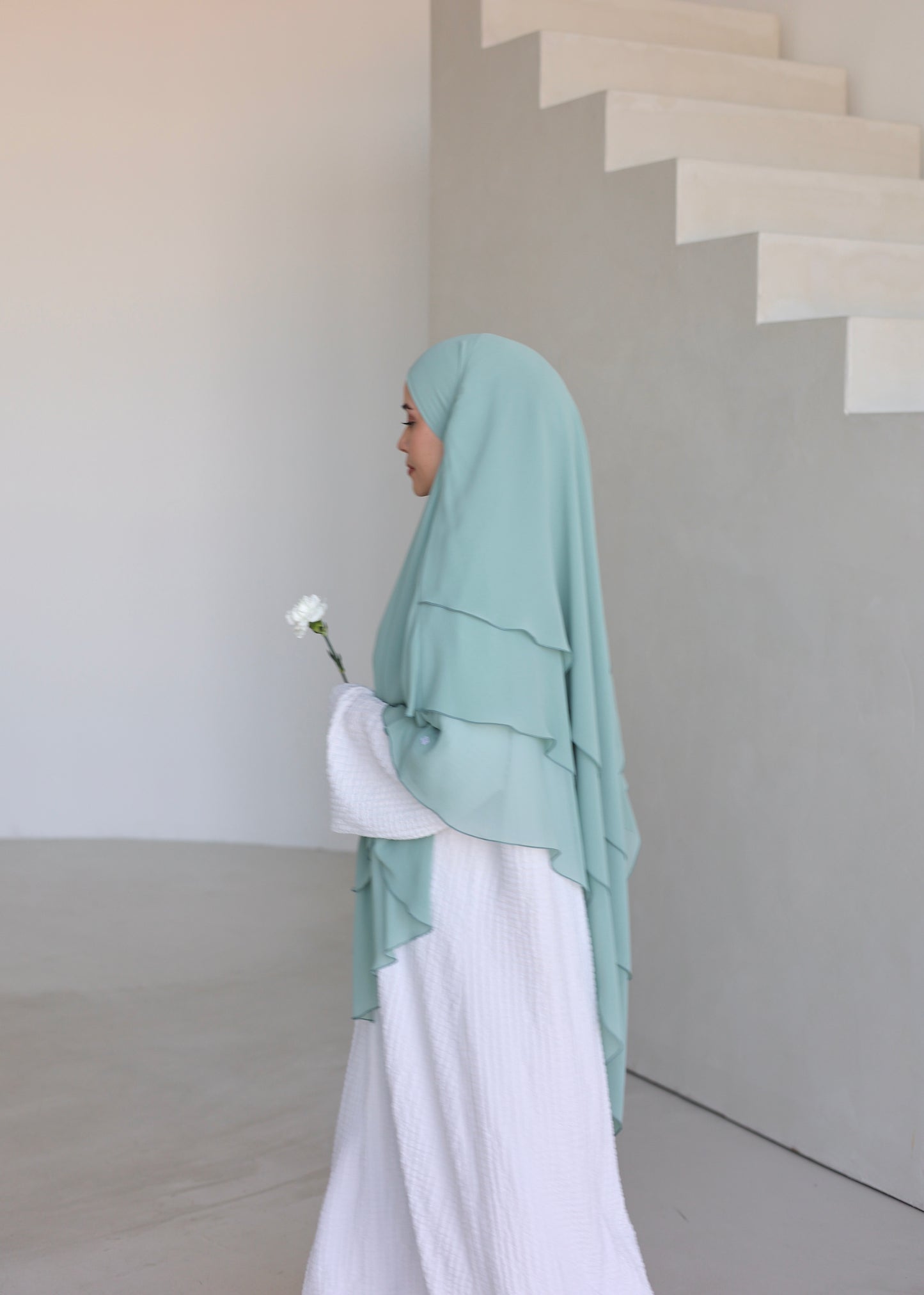 Chiffon Khimar MINT