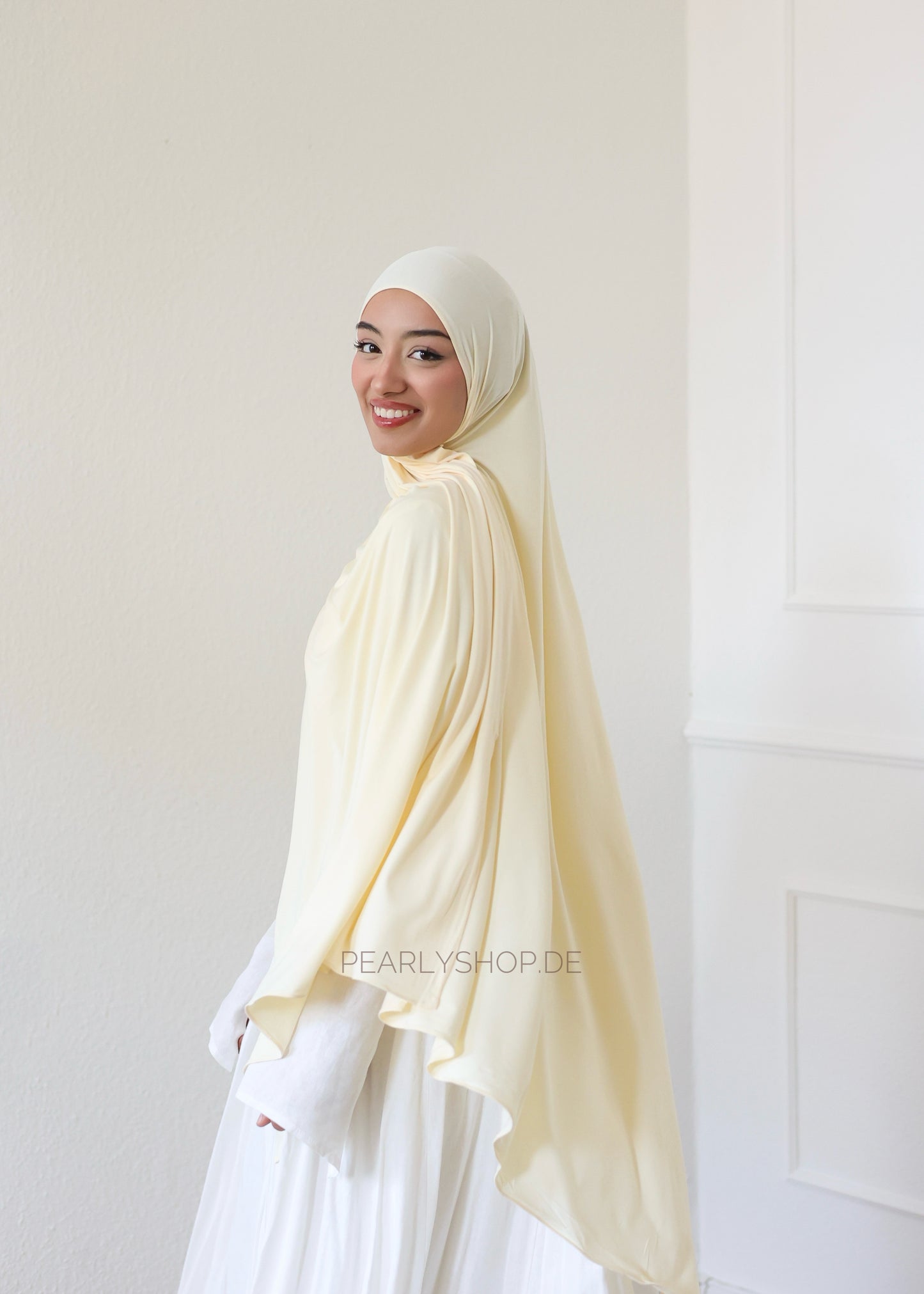 Breathable Bamboo Hijab BUTTER YELLOW