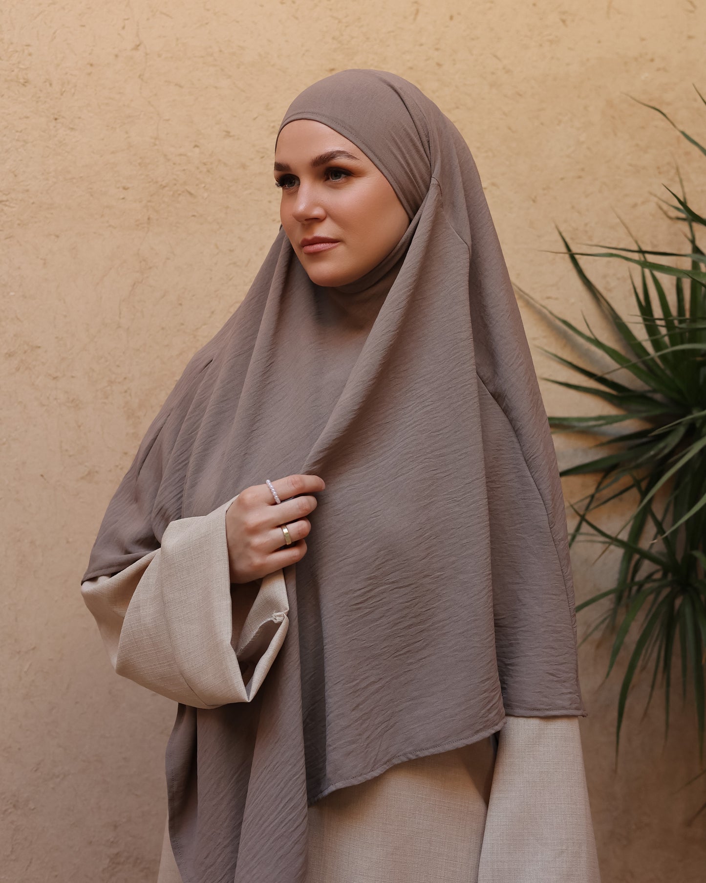 Single-layer Jazz Khimar CLAY