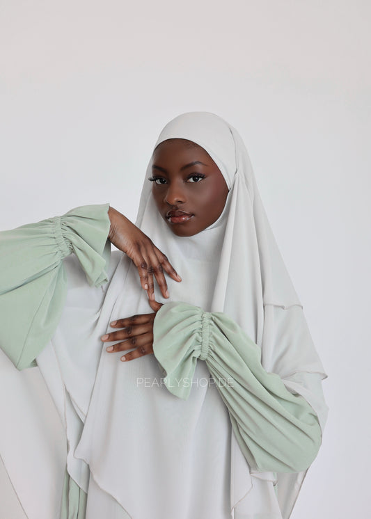 Romantic Abaya MATCHA