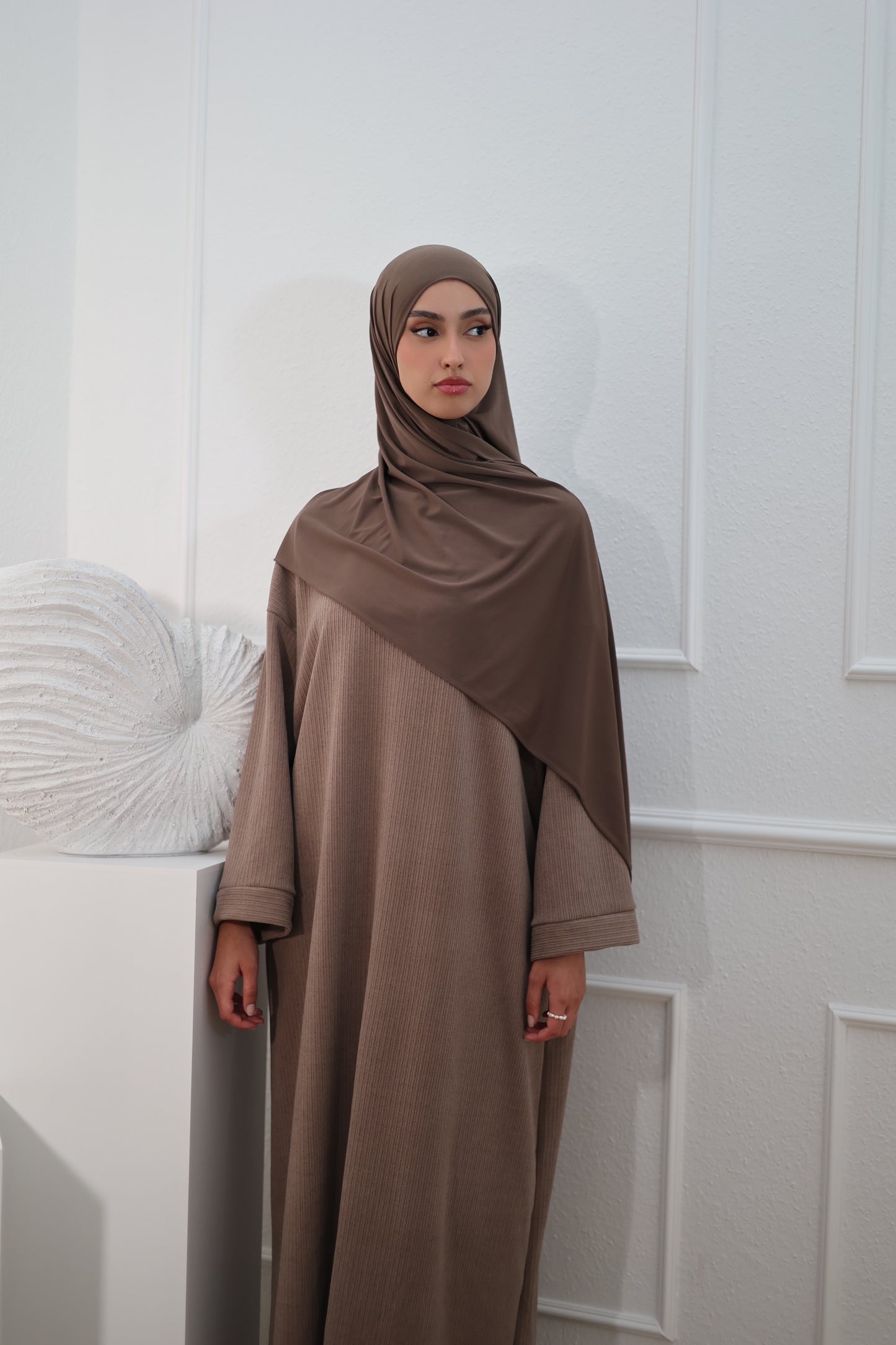 sweater dress CAPPUCINO