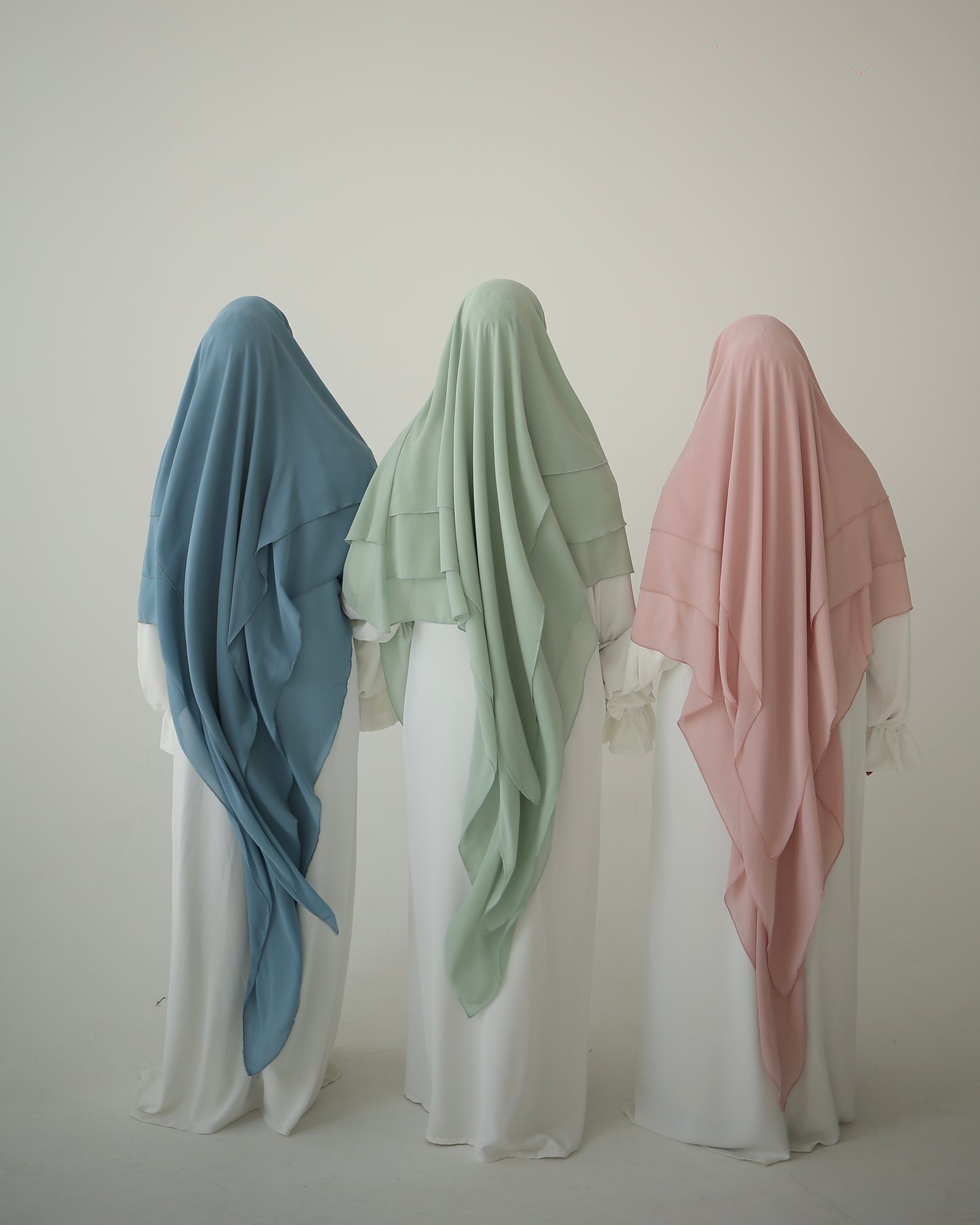 Khimar BARBE À PAPA BLEUE
