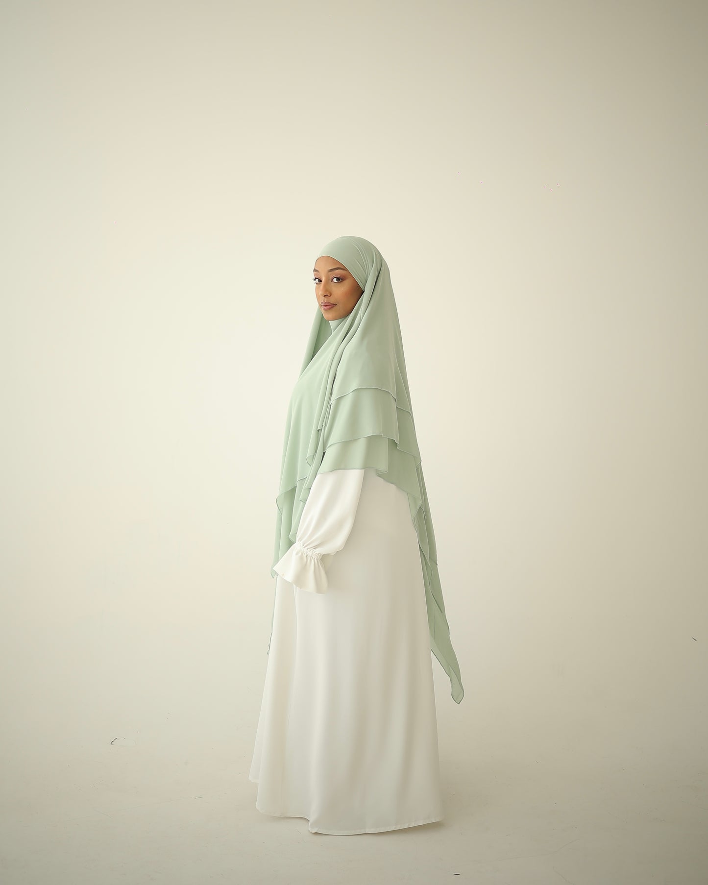 Khimar à la barbe à papa à la menthe