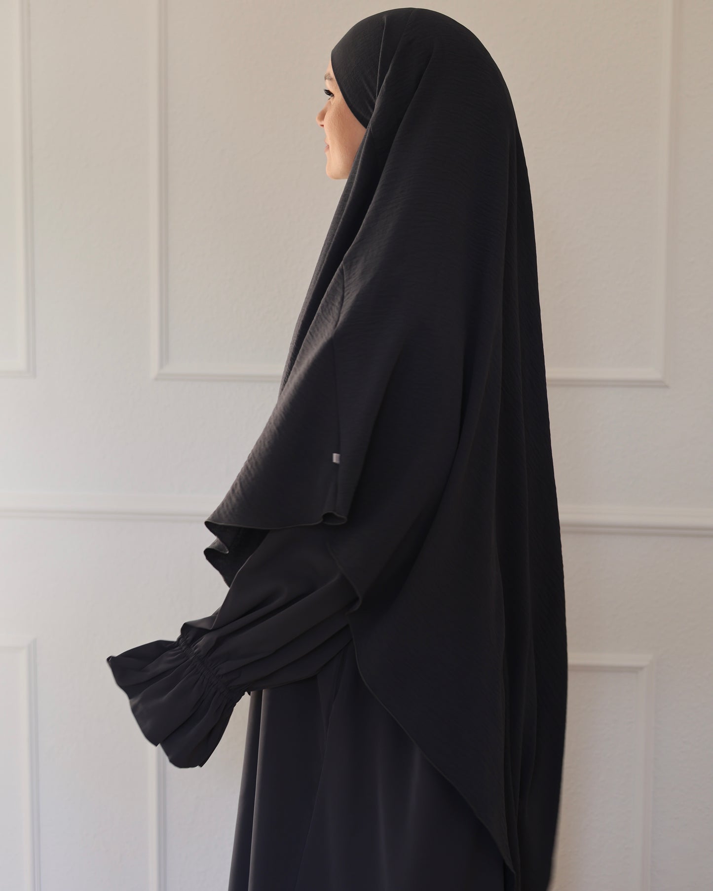 COLLECTION PEARLY Khimar en coton MER