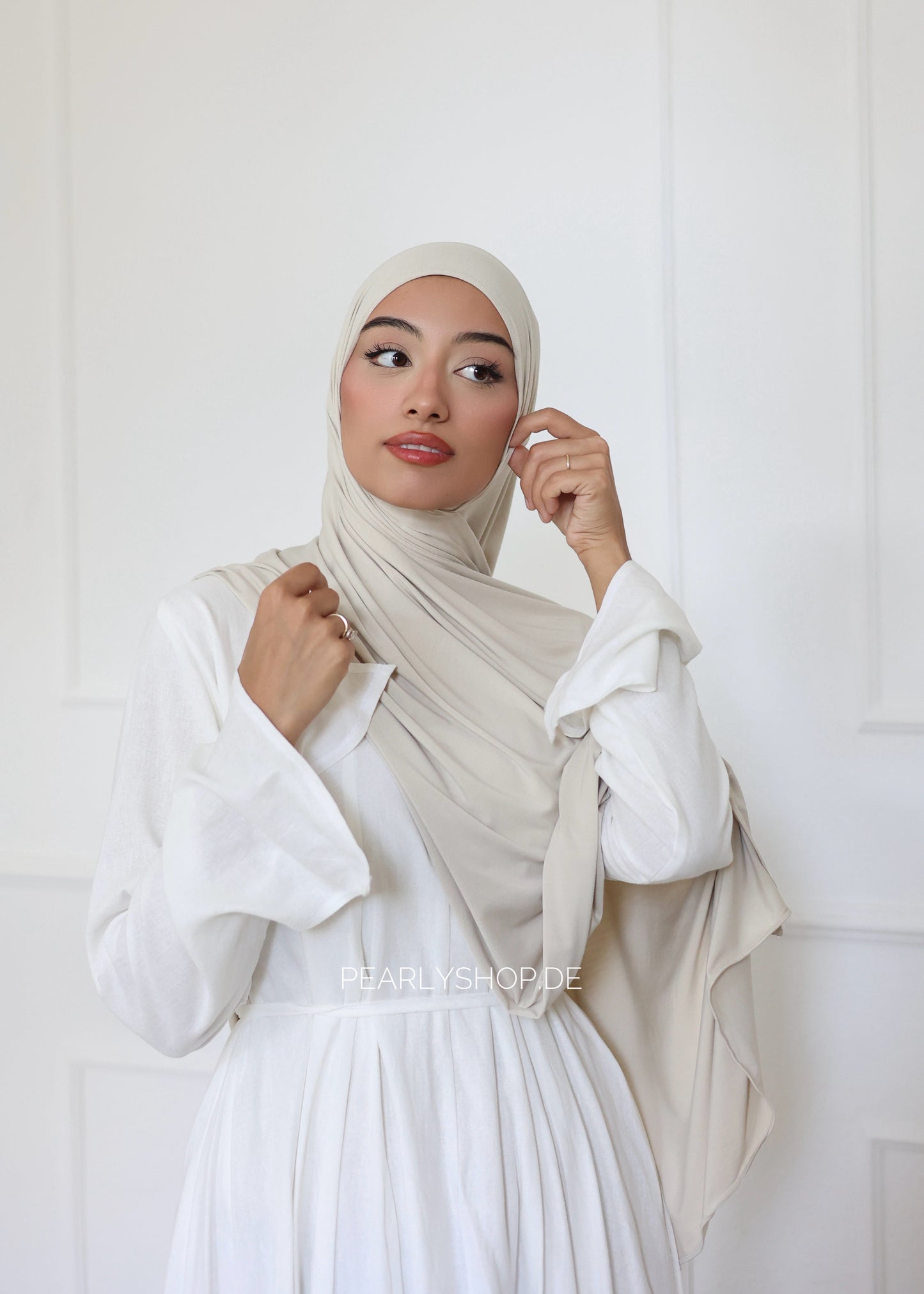 Breathable Bamboo Hijab OYSTER