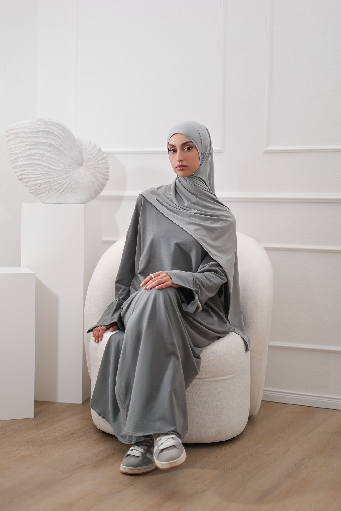 sweatshirt dress CLOUDY