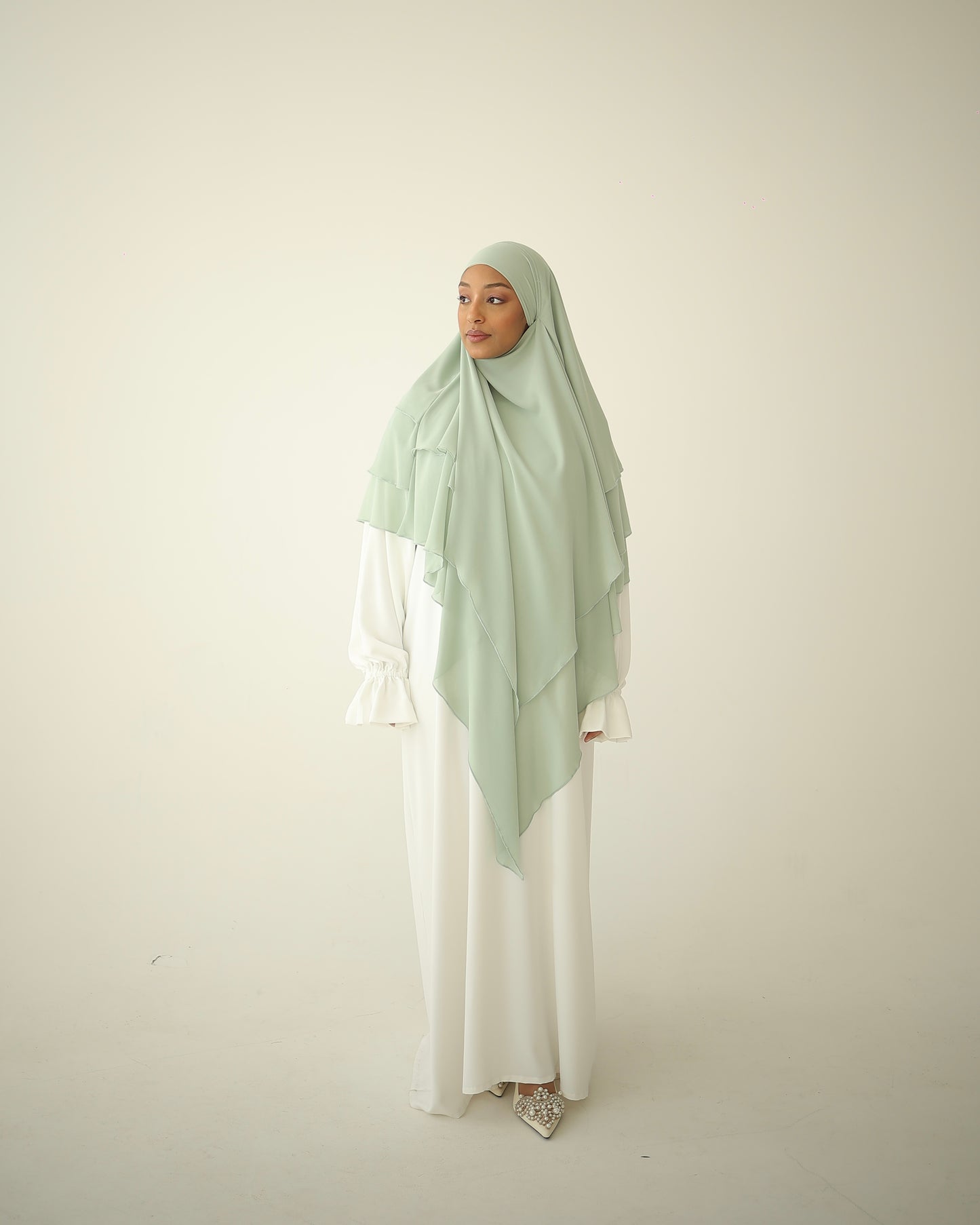 Khimar à la barbe à papa à la menthe