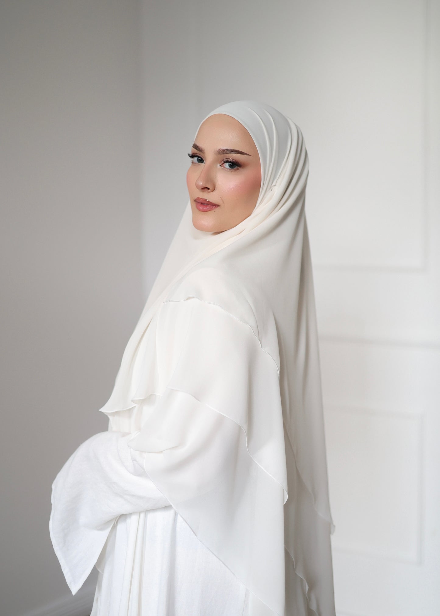 Chiffon Khimar OAT MILK