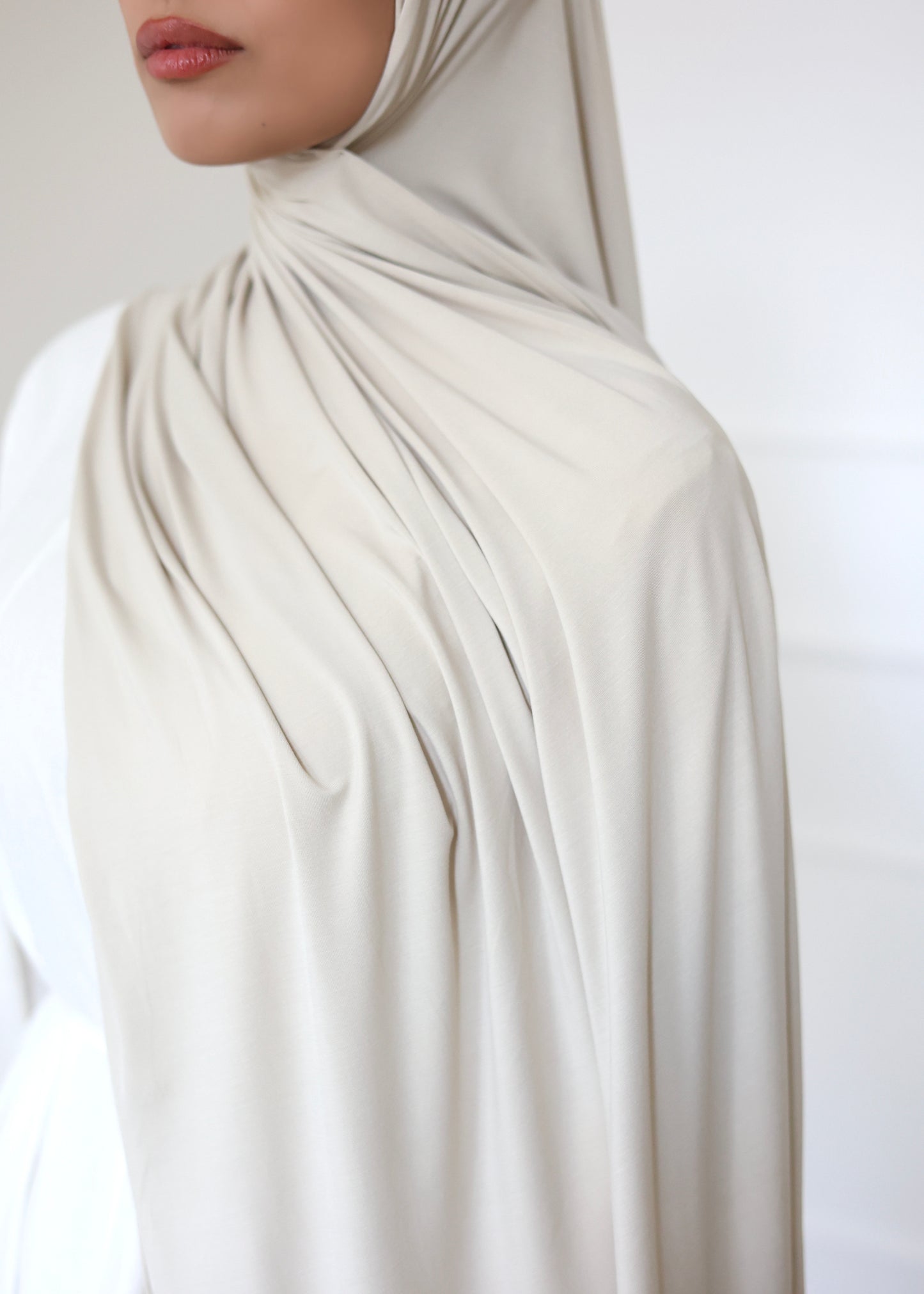Breathable Bamboo Hijab OYSTER