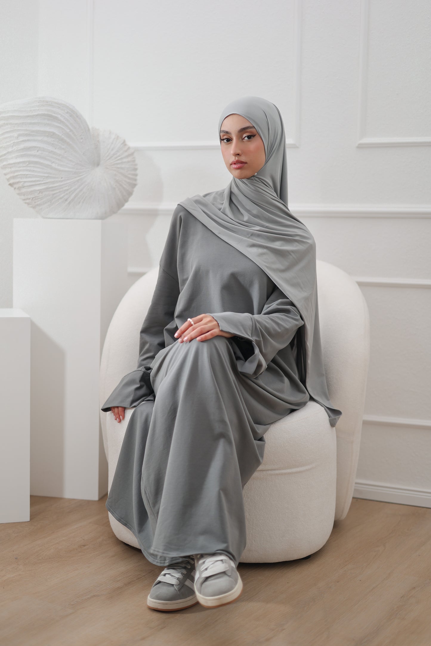 sweatshirt dress CLOUDY