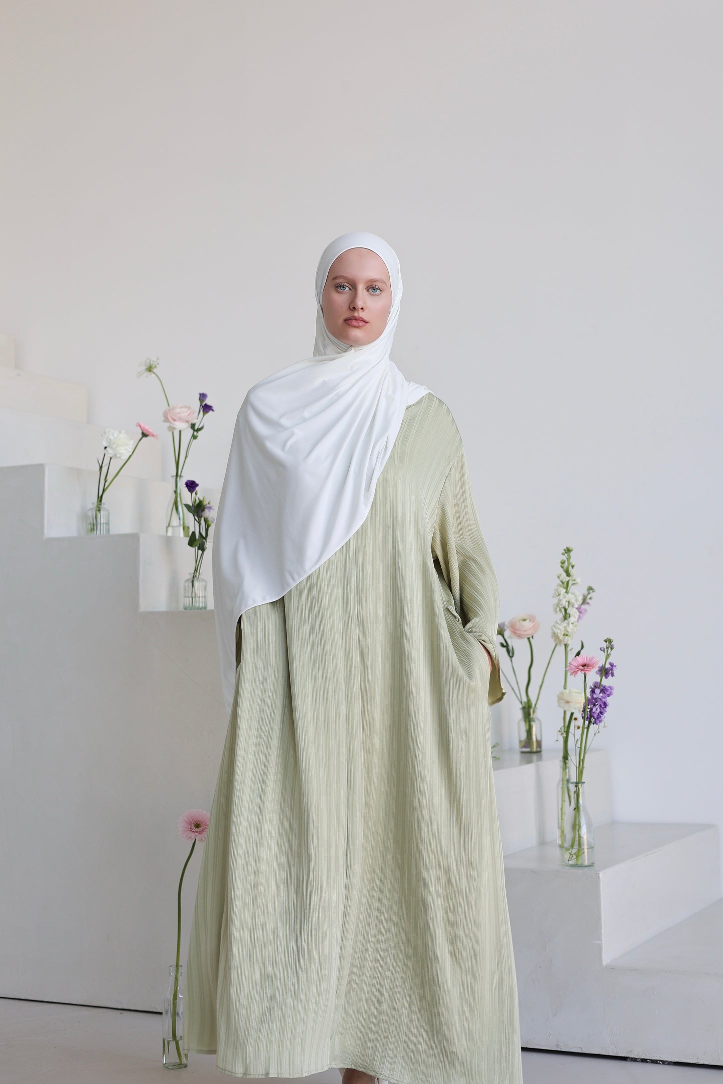 Airy Dress PISTACHIO