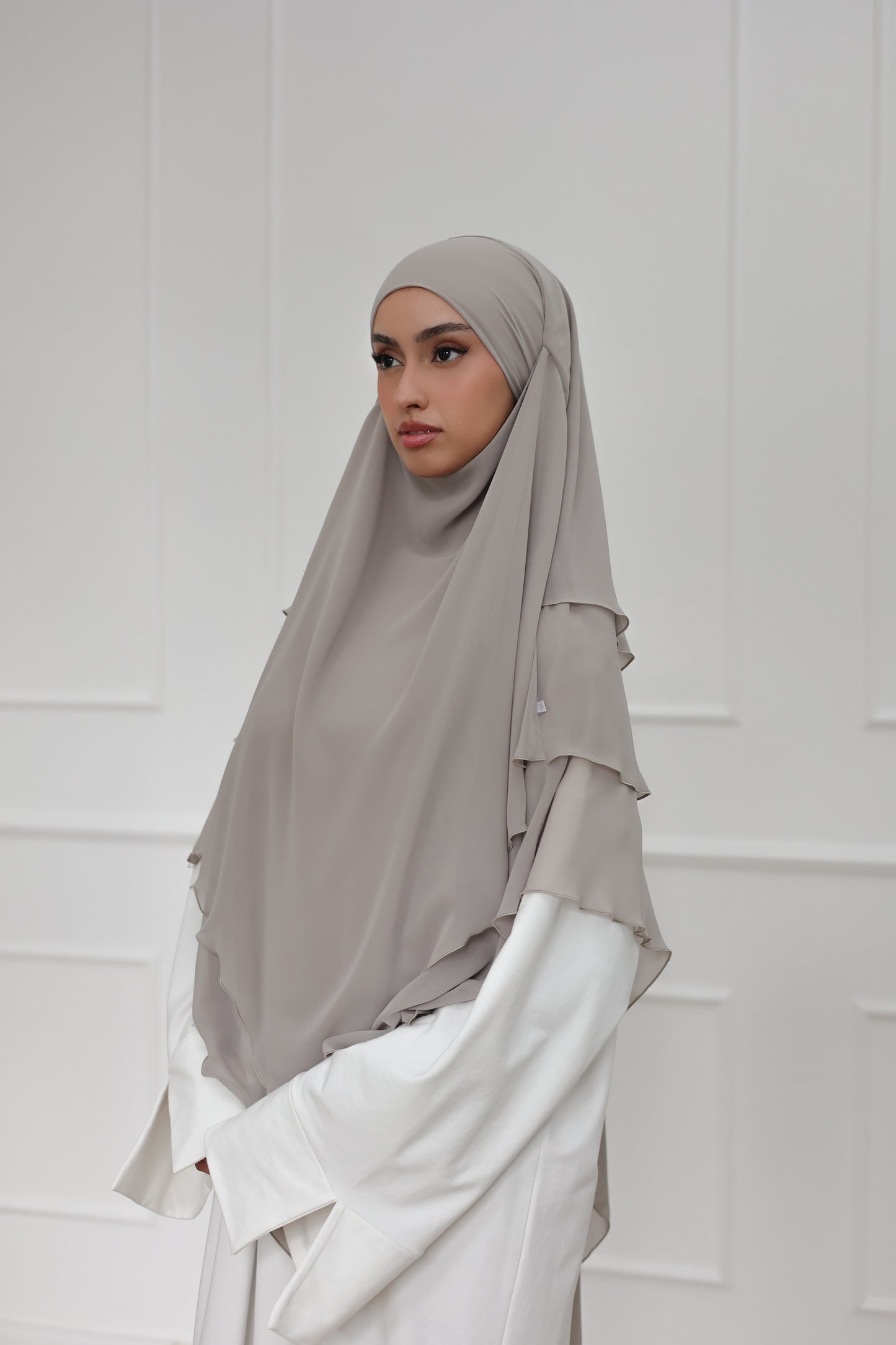 Chiffon Khimar GREIGE