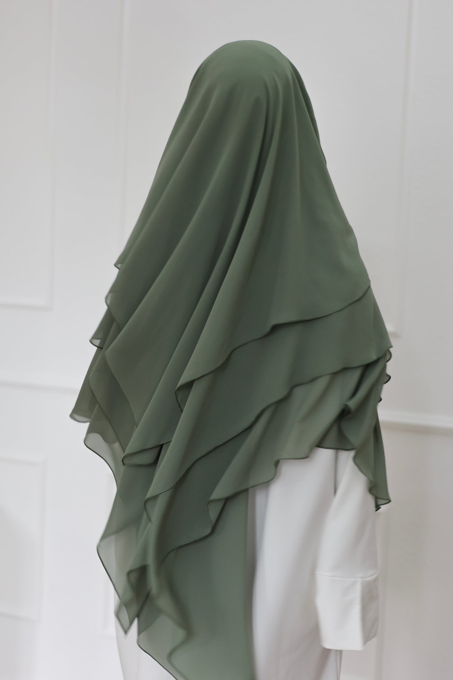 Chiffon Khimar VERT SAUGE