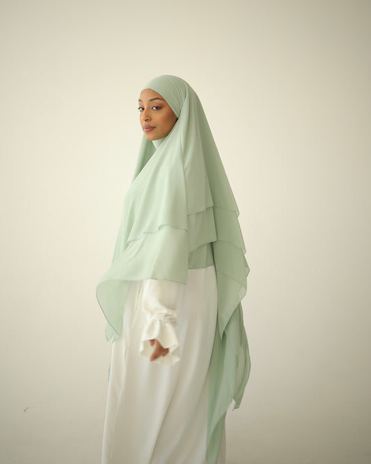 Khimar à la barbe à papa à la menthe