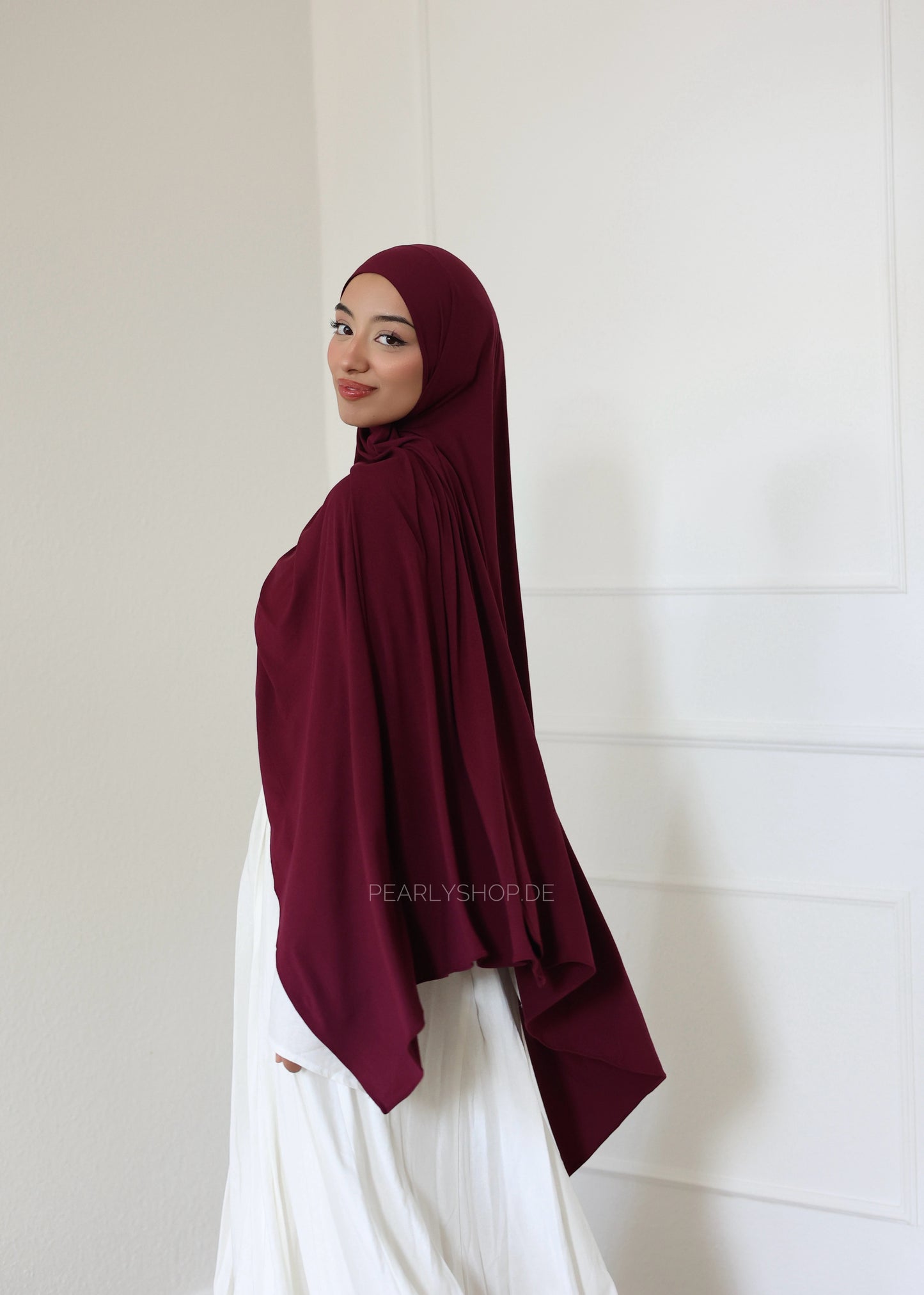 Breathable Bamboo Hijab BURGUNDY