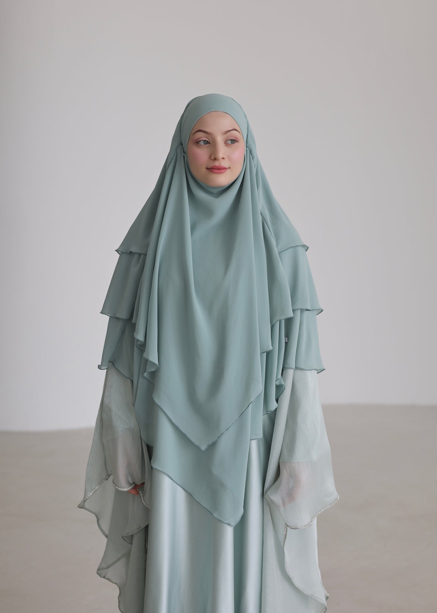 Chiffon Khimar MINT