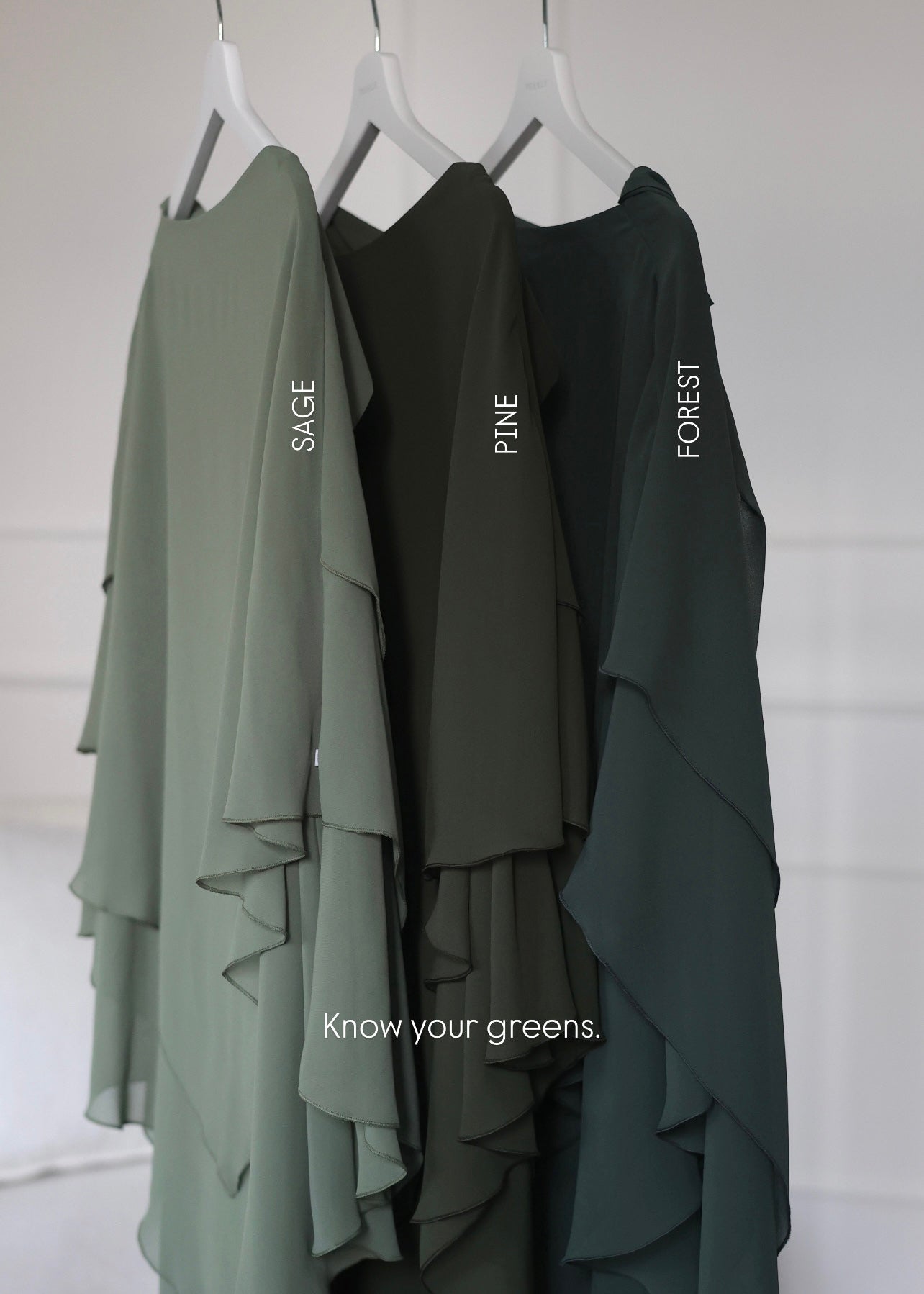 Chiffon Khimar FORÊT