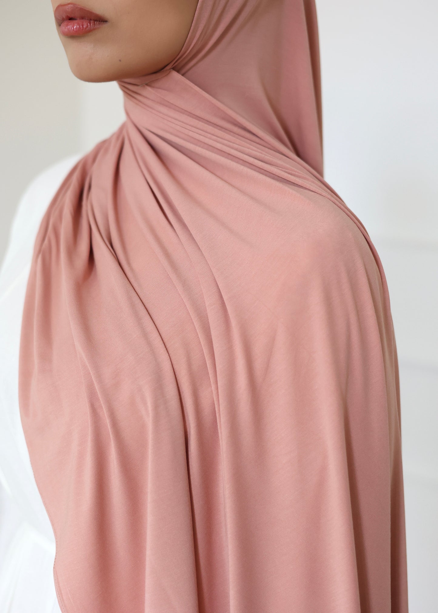 Breathable Bamboo Hijab CORAL