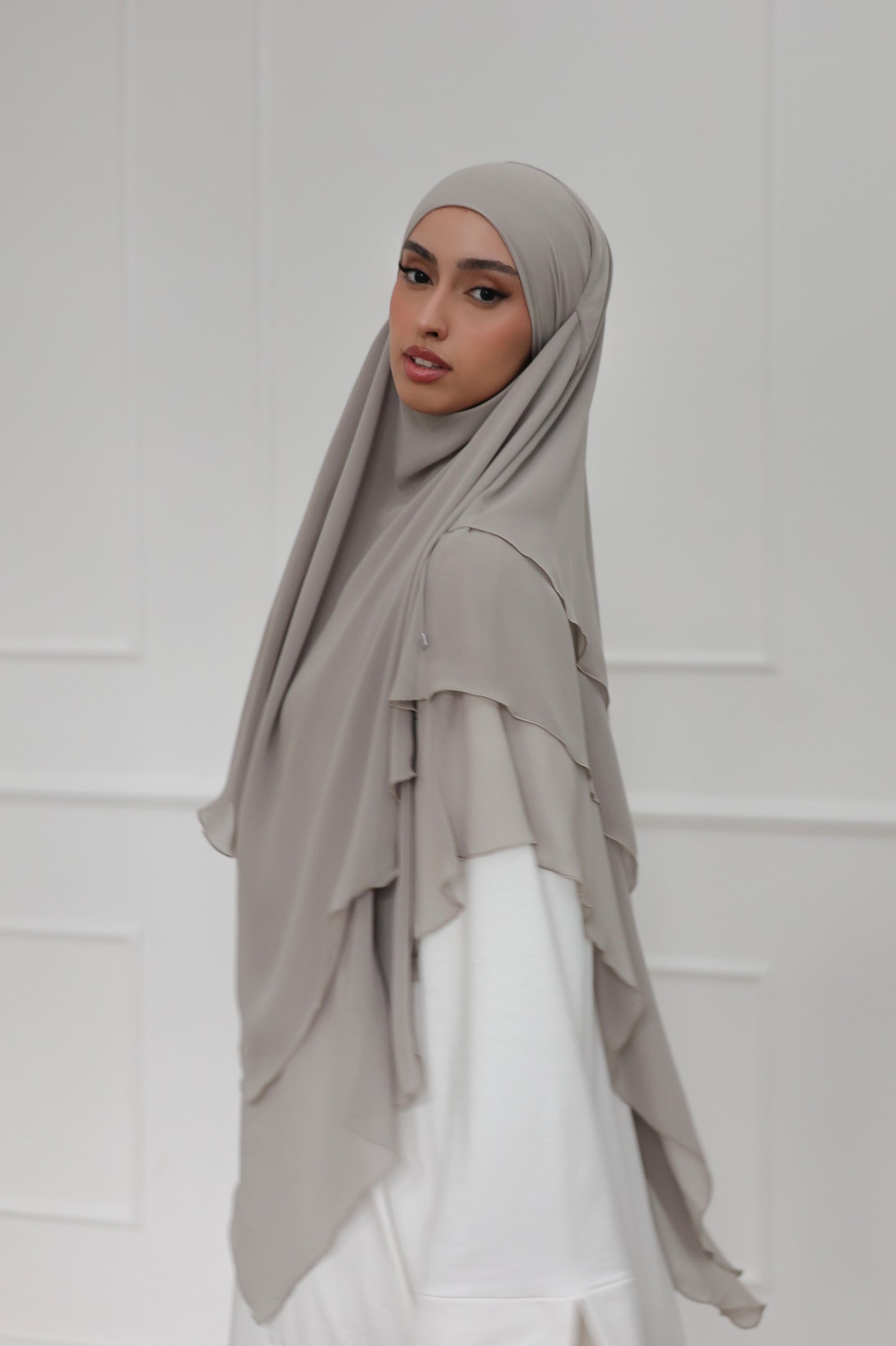 Chiffon Khimar GREIGE