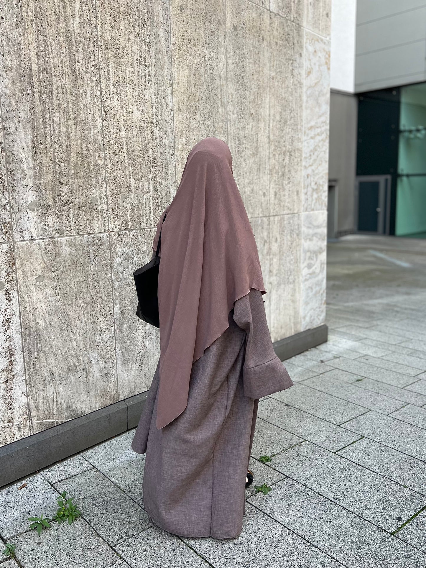 Abaya Set Linen Look