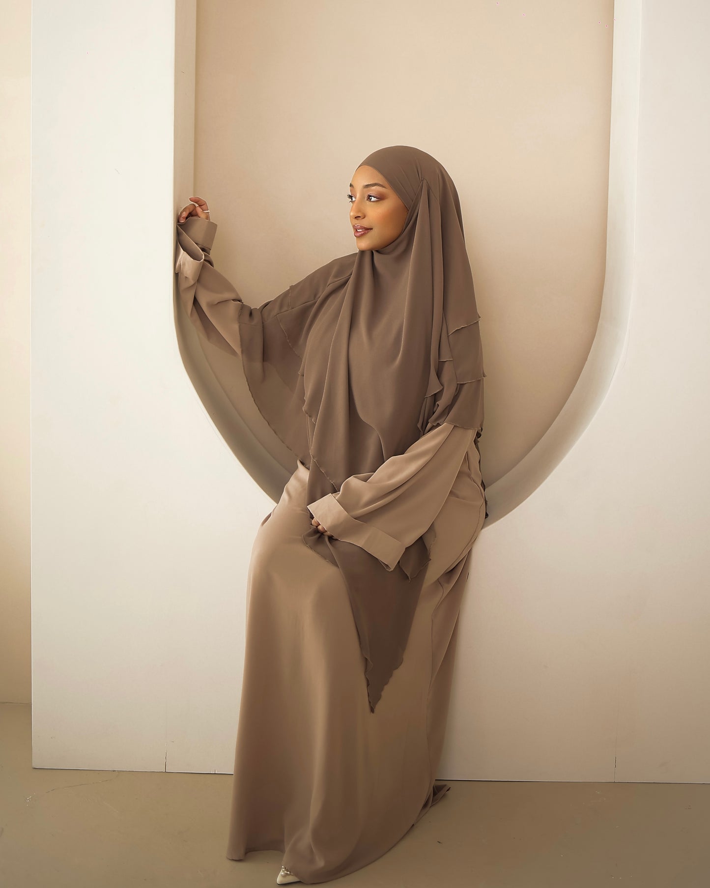 Long Chiffon Khimar BEACH